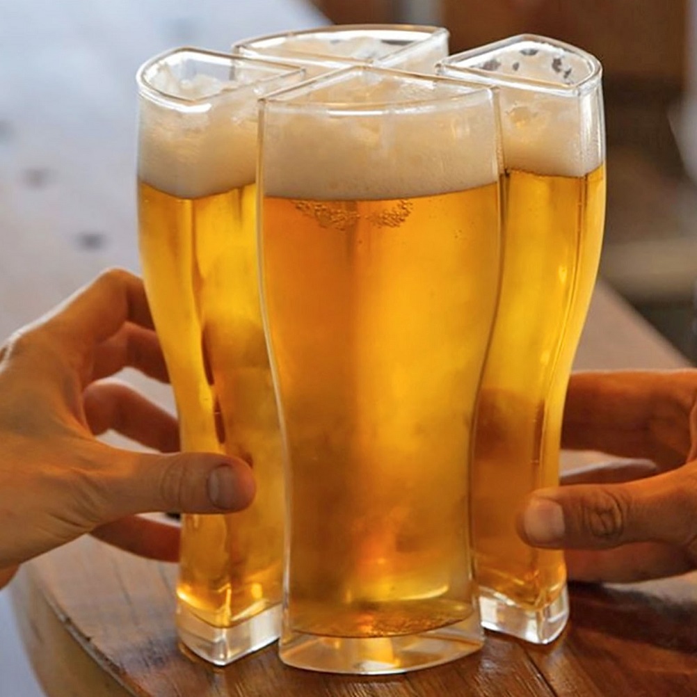 4-in-1-acryl-bierkrug-set (4 Stück) – Bierkrug-partyartikel Für Feiertage Und Geburtstage