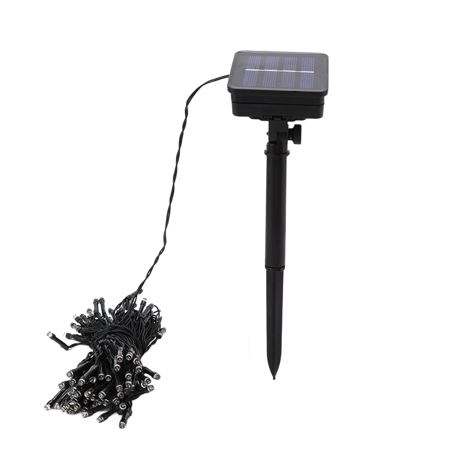 Dekorative Solar-lichterkette Mit 100 Leds, 8 Modi, Ip65 Wasserdicht, 12 M (39,4 Ft) Lange Solar-lichterkette Für Den Außenbereich, Weiß
