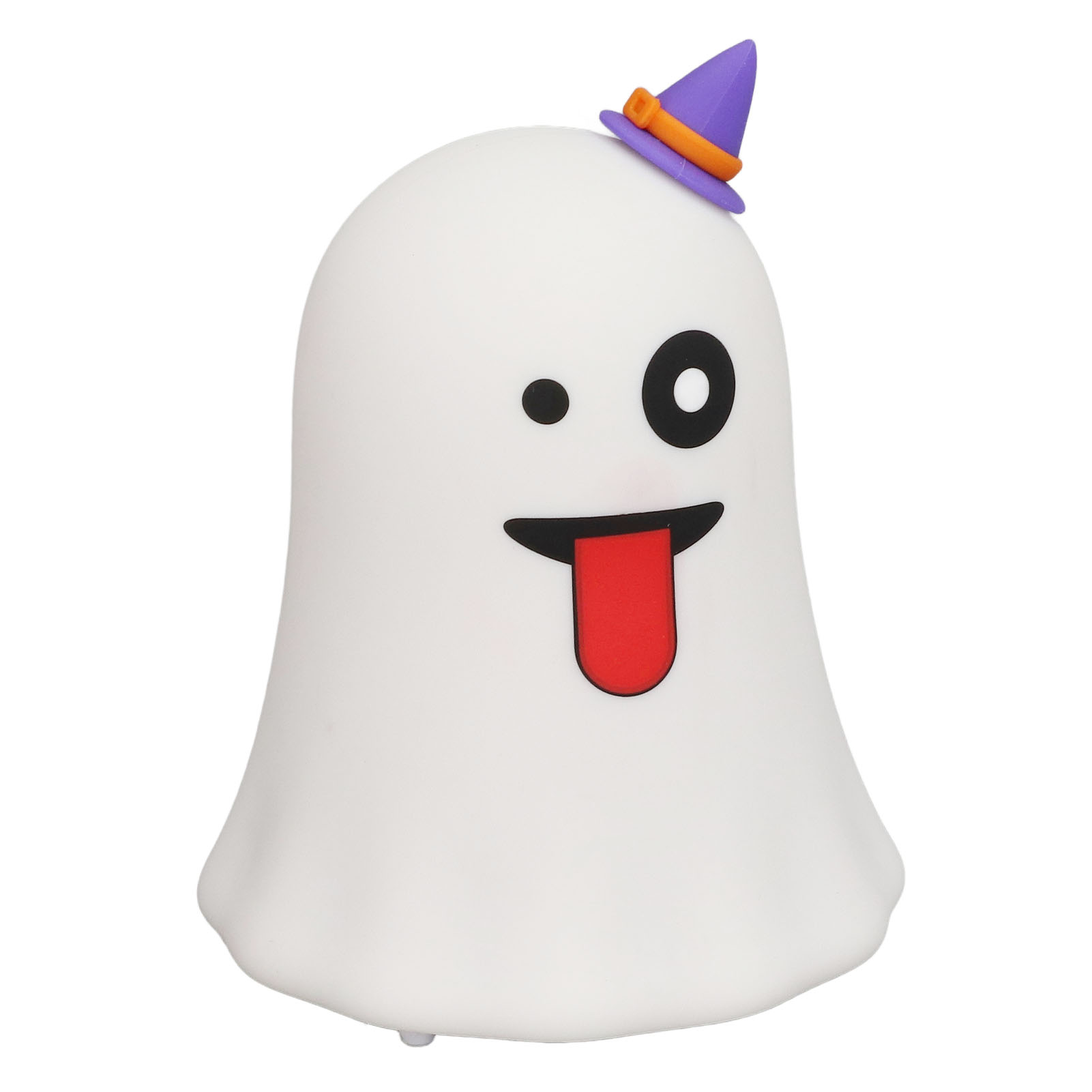 Niedliche Led-nachtlampe In Geisterform Mit 7 Farben, Usb-ladefunktion, Aus Silikon Und Abs, Ideal Für Kinderzimmer Und Halloween.