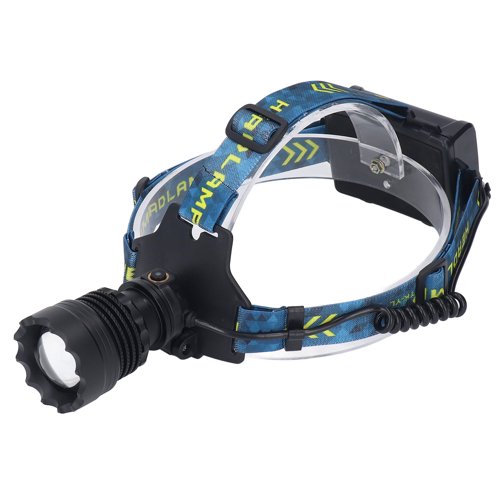 Wiederaufladbare Led-stirnlampe, 3000 Lm, 25 W, Hohe Leistung, Zoomfunktion, Für Notfälle Im Freien