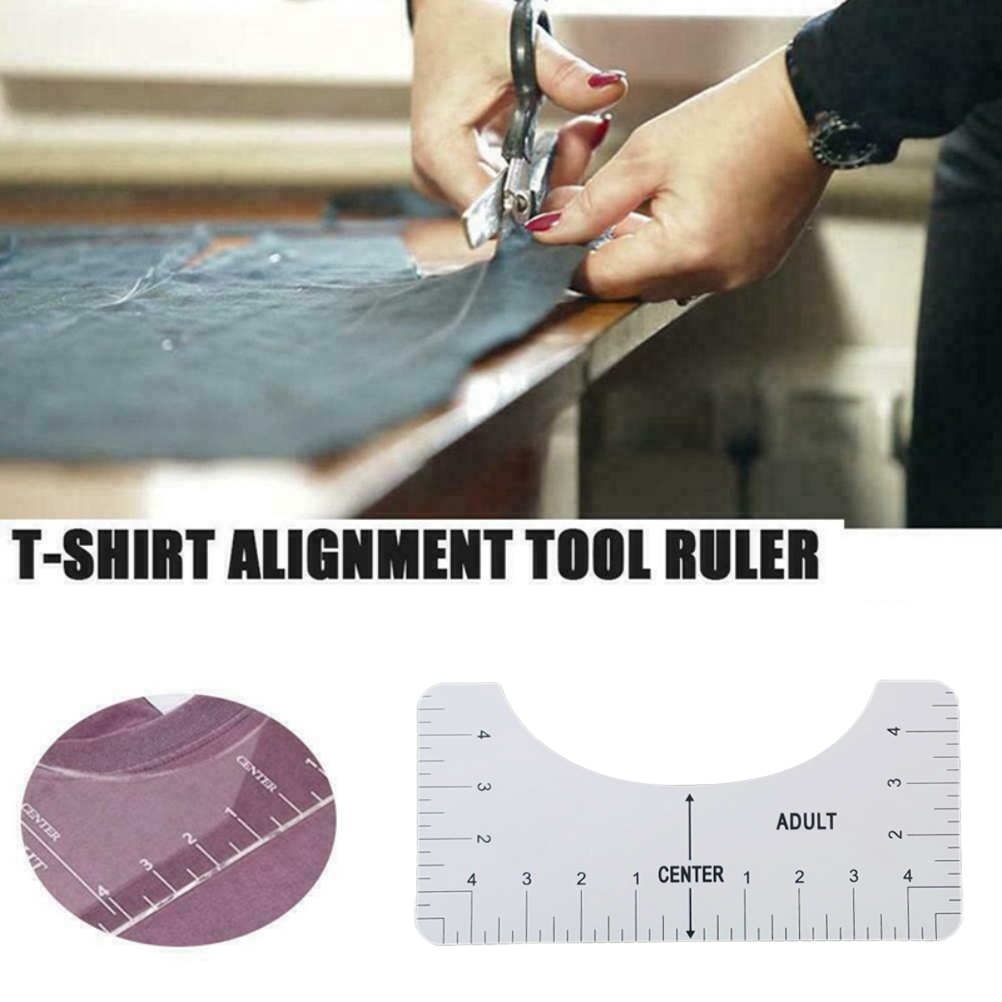 T-shirt-lineal-führungshilfe, Messwerkzeug, Zentrierwerkzeug, Ausrichtungshilfe Für Stoffzuschnitt, Nähprojekte