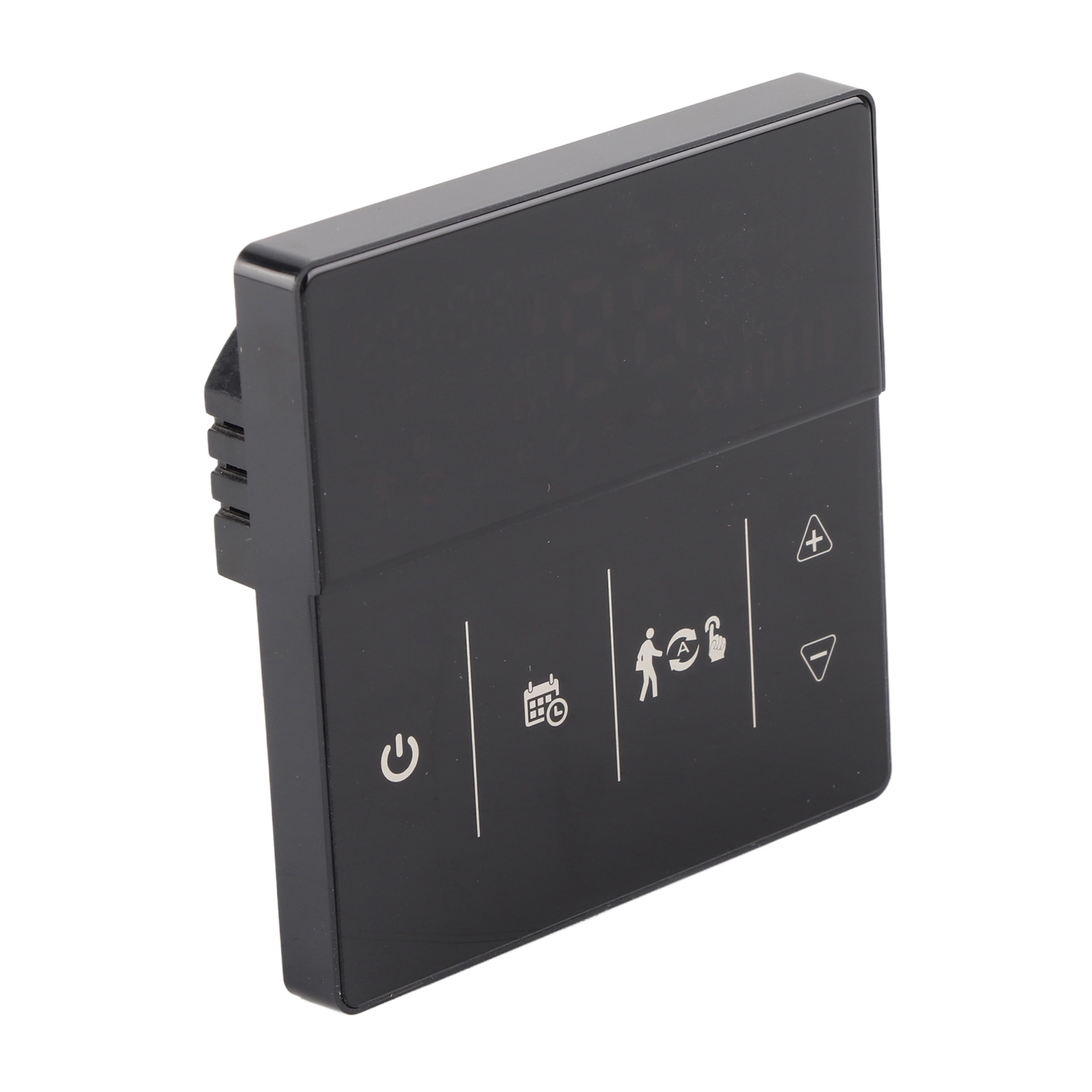Intelligenter Thermostat Mit Touchscreen-app, Sprachsteuerung, Wlan-temperaturregler Für Zuhause (90–240 V), Schwarz
