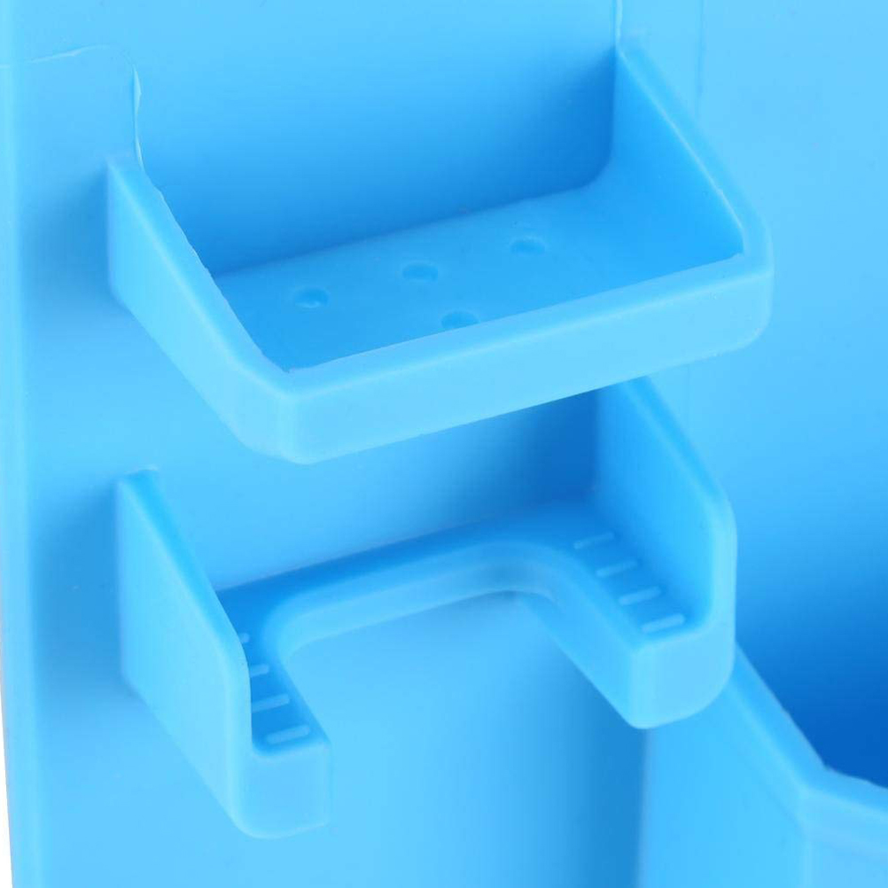 Silikon-organizer, Wasserdichter Zahnbürstenhalter, Selbstklebendes Regal