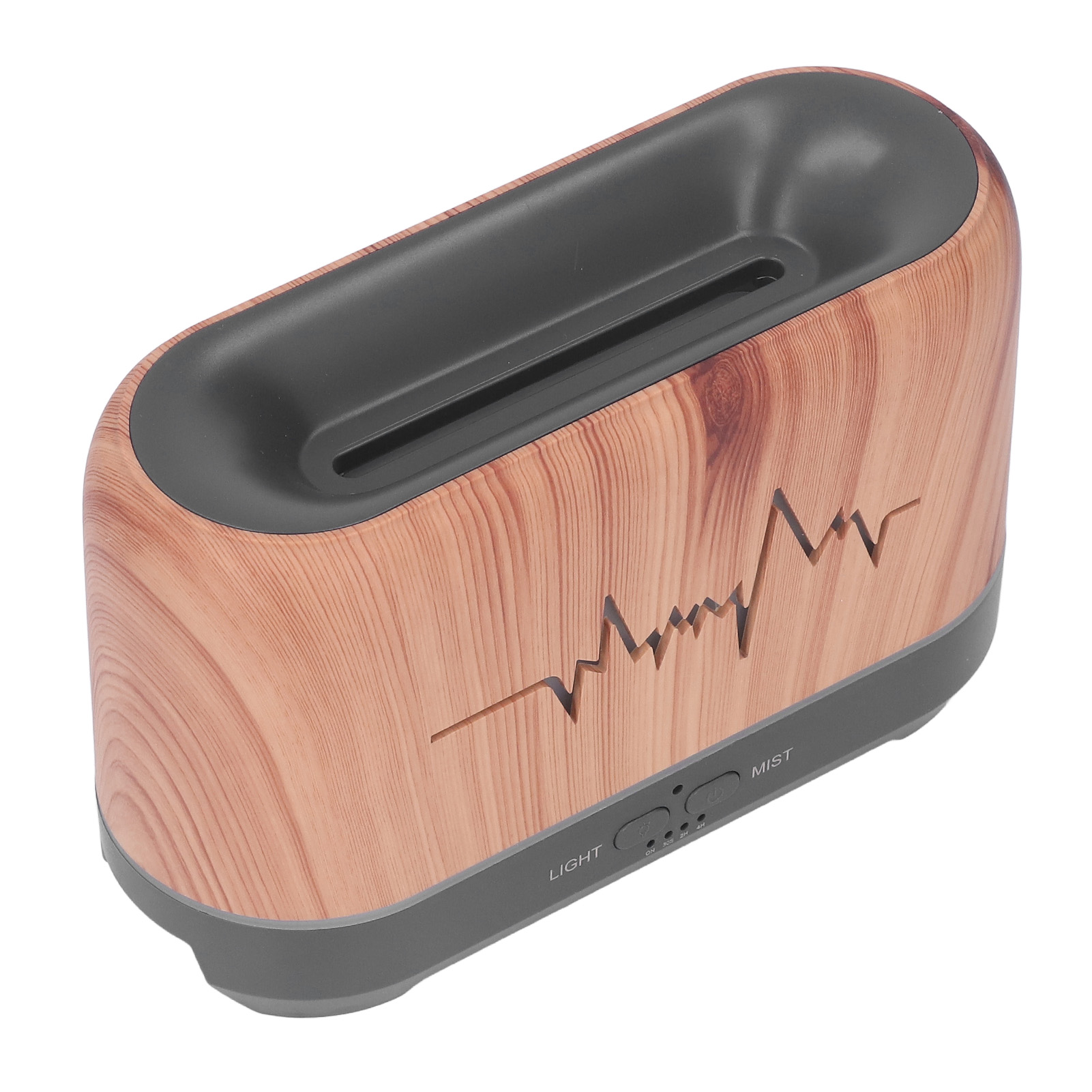200-ml-aroma-diffusor-luftbefeuchter Mit Hohlflammenlampe Und Usb-netzteil Für Schlafzimmer Und Büro