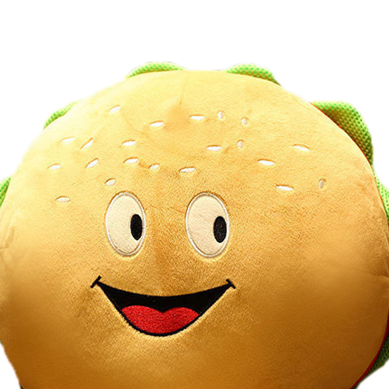 Hamburger-kissen, Vielseitig Verwendbar, Aus Plüsch Und Pp-baumwolle, Rückenkissen, Ideal Als Geschenk Zum Valentinstag Oder Geburtstag, Spielzeugtyp 3, 30 Cm / 11,8 Zoll