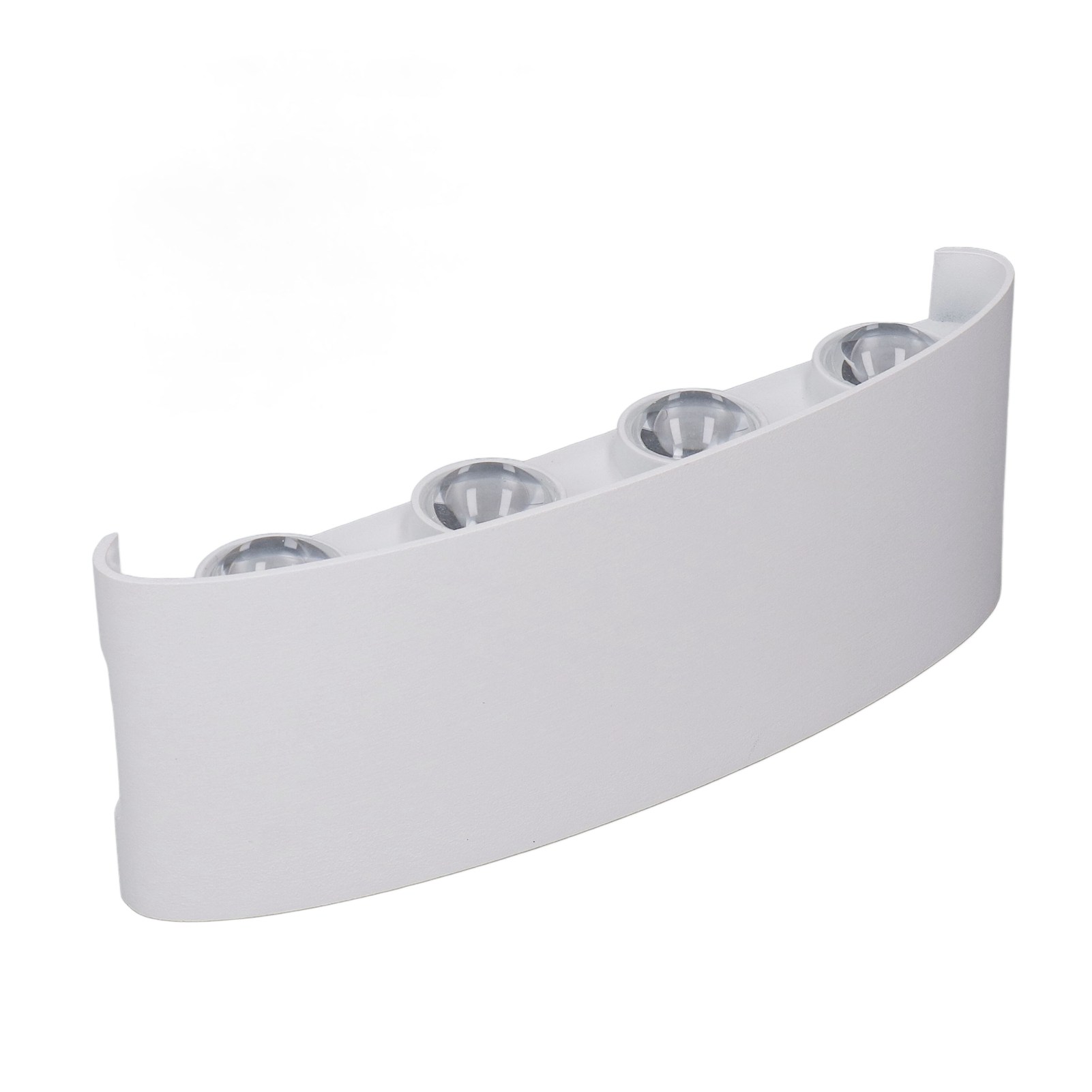 Dekorative Led-wandleuchte Mit Weißem Gehäuse, Weiße Beleuchtung, Innenwandleuchte Für Hotel, Garten, Schlafzimmer, 90–265 V, 8 W