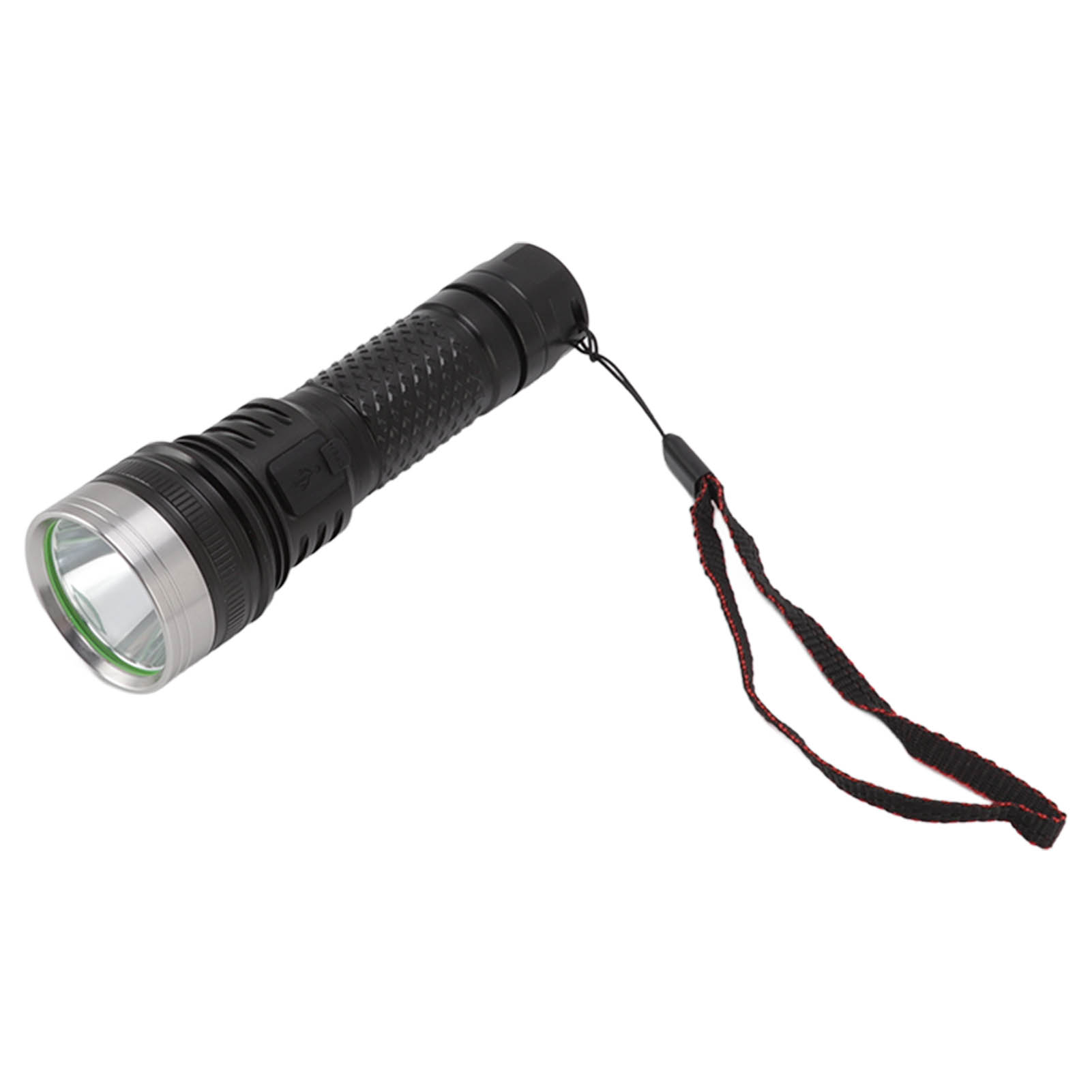 Led-taschenlampe Mit 2 Helligkeitsstufen, Hoher Leuchtkraft, Sst40-led, Weißem Licht, Langer Lebensdauer, Wasserdicht, Tragbar, Für Outdoor-aktivitäten Wie Zuhause Und Abenteuer