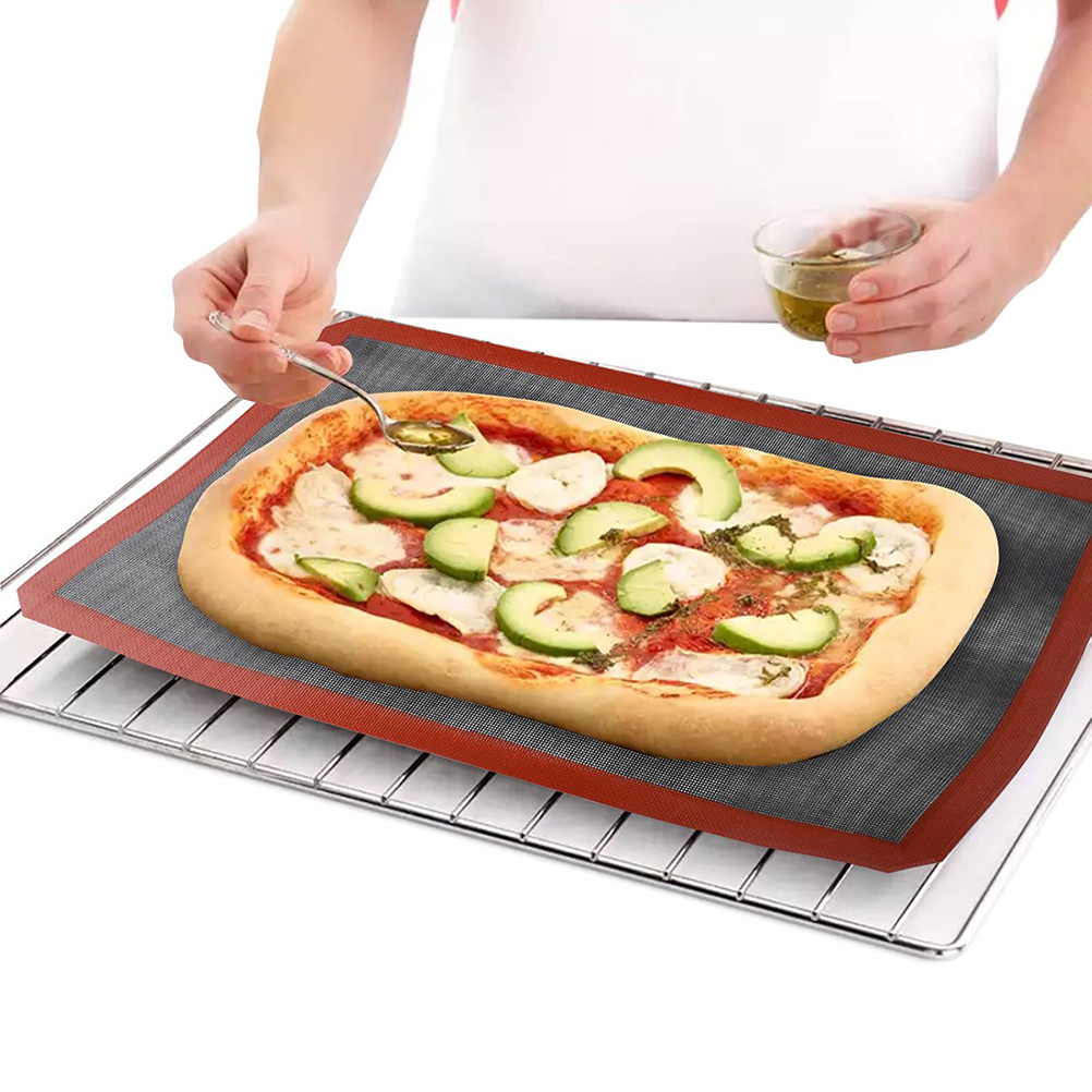 Rutschfeste, Mikroperforierte Ofenmatte Aus Silikon, Ideal Zum Backen Von Keksen, Macarons, Pizza Und Kuchen, Geeignet Für Backofen Und Mikrowelle.