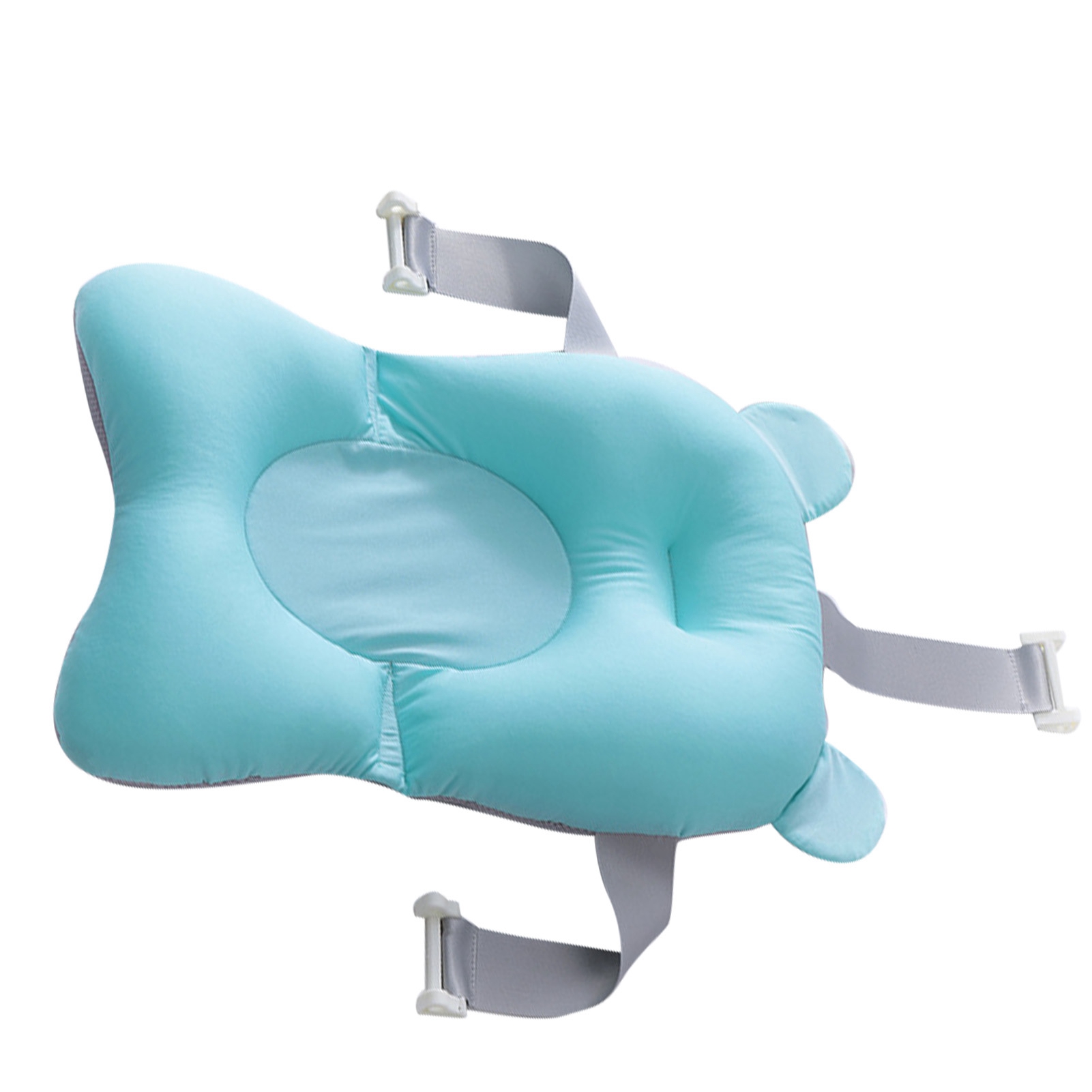 Babybadewannenauflage, Sicher, Hautfreundlich, Mit Schnallenverschluss, Starker Auftrieb, Für Waschbecken Und Badewanne, Groß, Blau