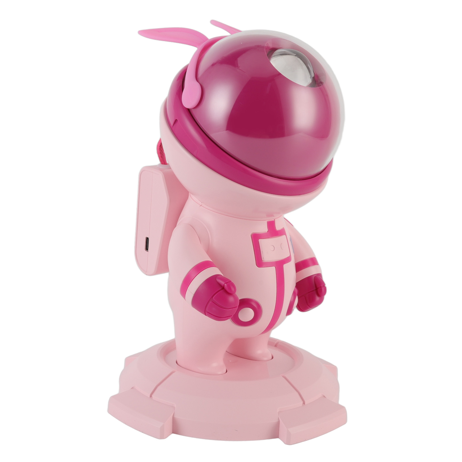 Sternen-led-nachtlichtprojektor Usb Astronauten-sternenprojektorlampe Rgb-umgebungslicht Projektionslicht Kindergeburtstagsgeschenk Rosa