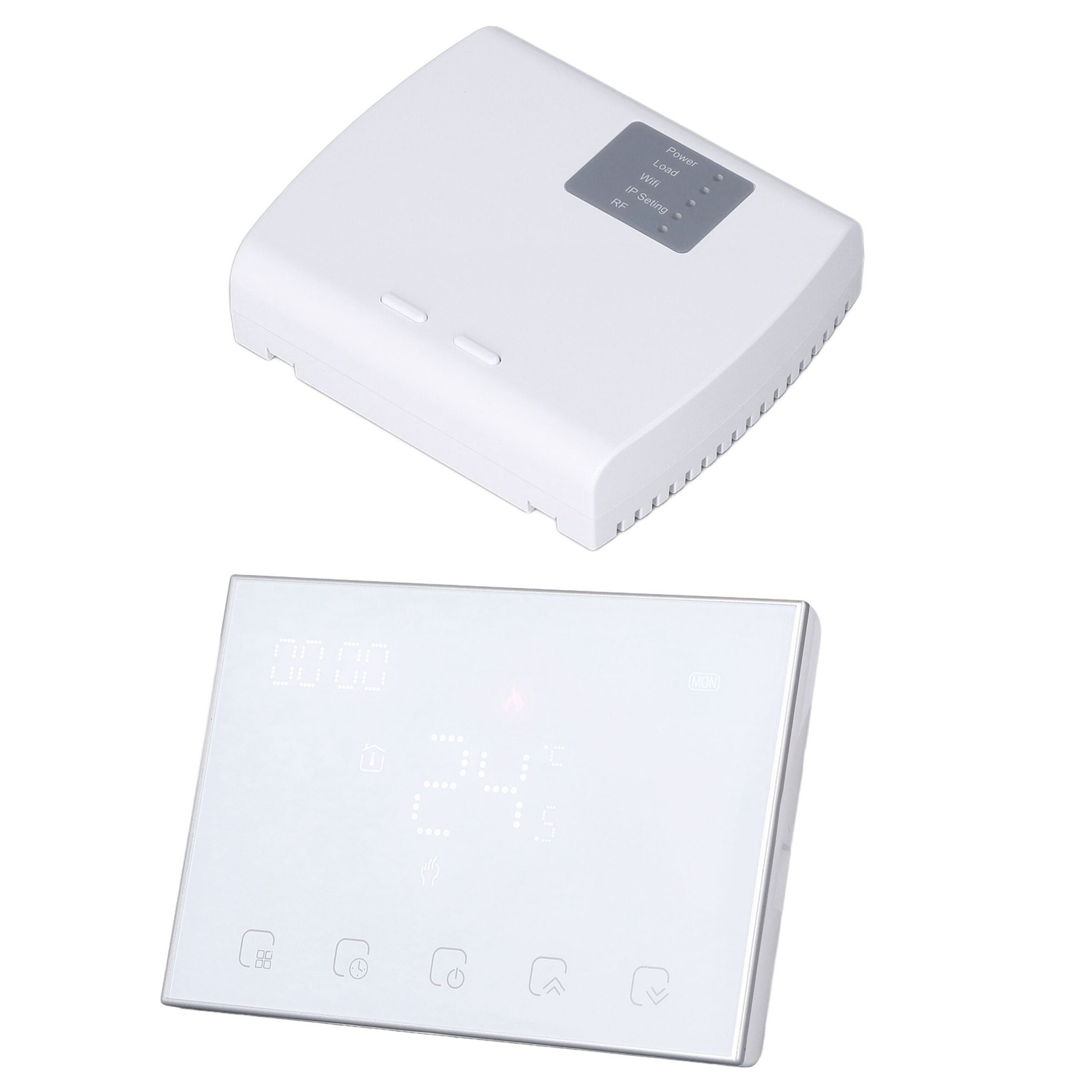 Warmwasserthermostat Mit Touchscreen, Wlan, Sprachsteuerung, Usb-anschluss, Zeitschaltuhr Und Programmierung, 95–230 V