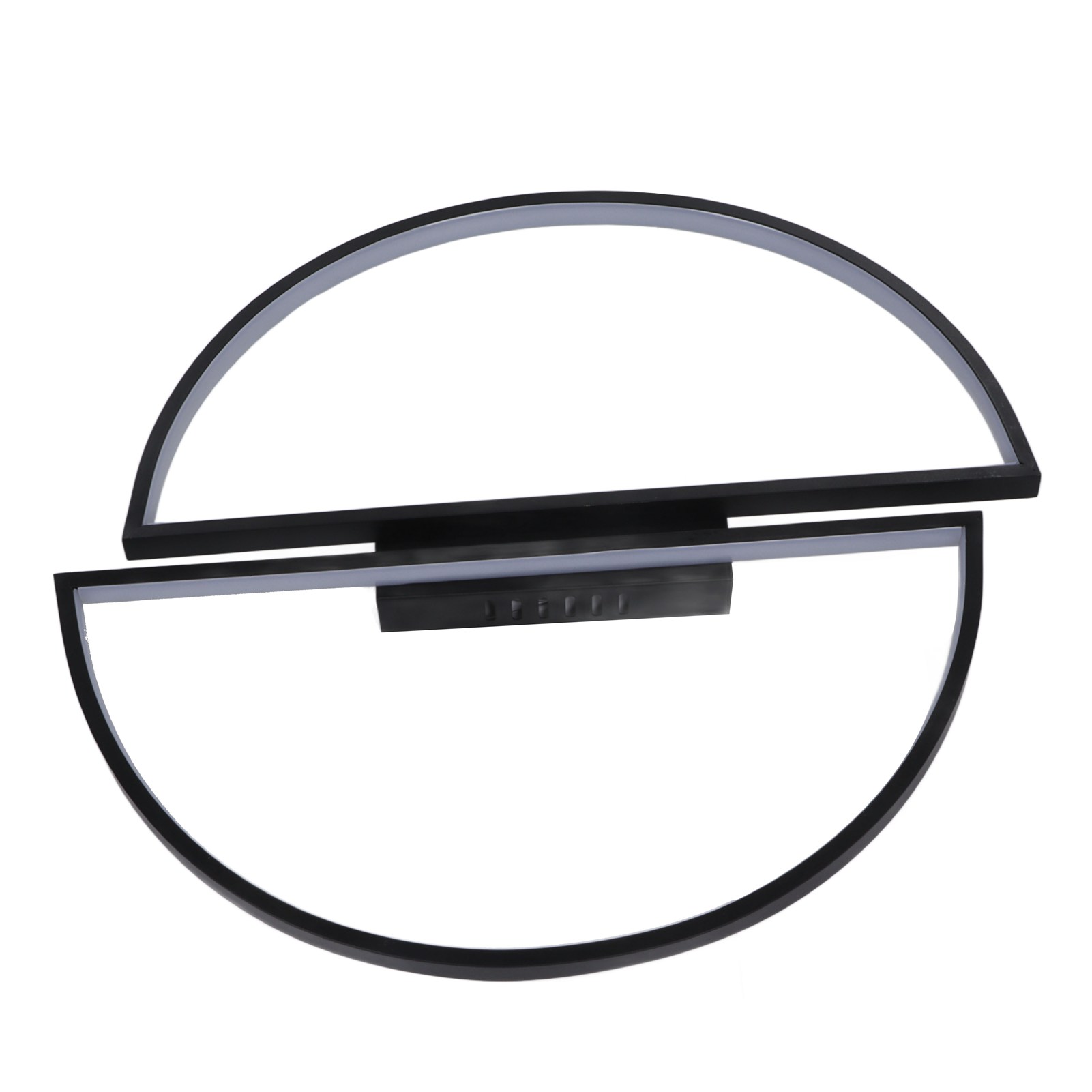 Moderne Led-deckenleuchte Im Nordischen Stil, Schlichtes Design, Halbkreisförmige Deckenleuchte Für Räume, Ac185–265 V