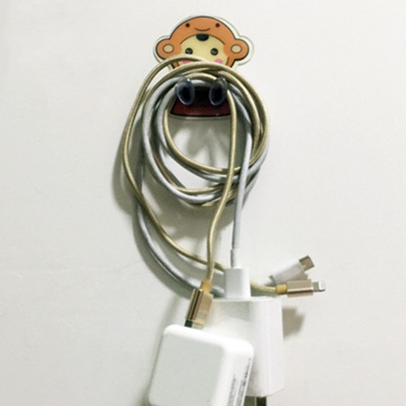 Wandhaken Mit Tiermotiv Aus Pet-abs-material, Stabil, Tragfähig, Selbstklebend, Für Büro Und Stromkabel