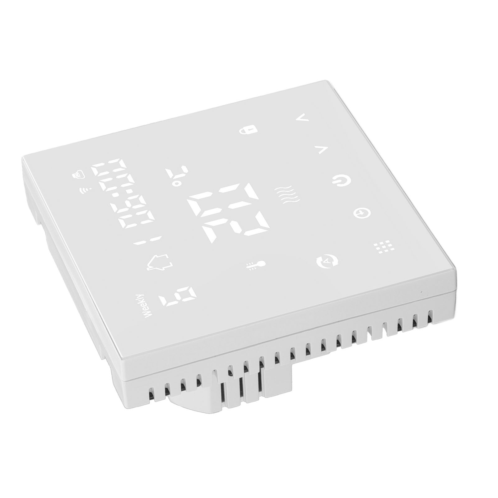 Wlan-thermostat Mit Digitalem Touchscreen, App-steuerung, Sprachsteuerung Und Automatischer Kalibrierung Für Fußbodenheizung (90–240 V)