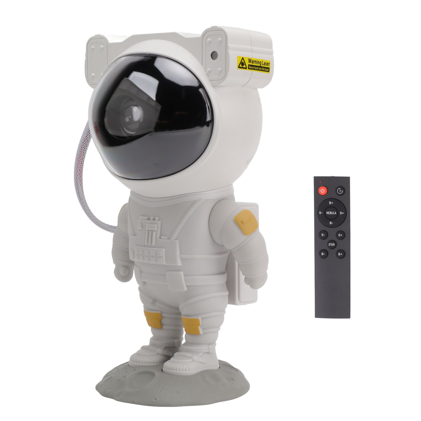Astronauten-sternenprojektionslampe Mit Timer Und Fernbedienung, Usb-aufladbarer Atmosphärischer Projektor, Nachtlicht Für Das Schlafzimmer