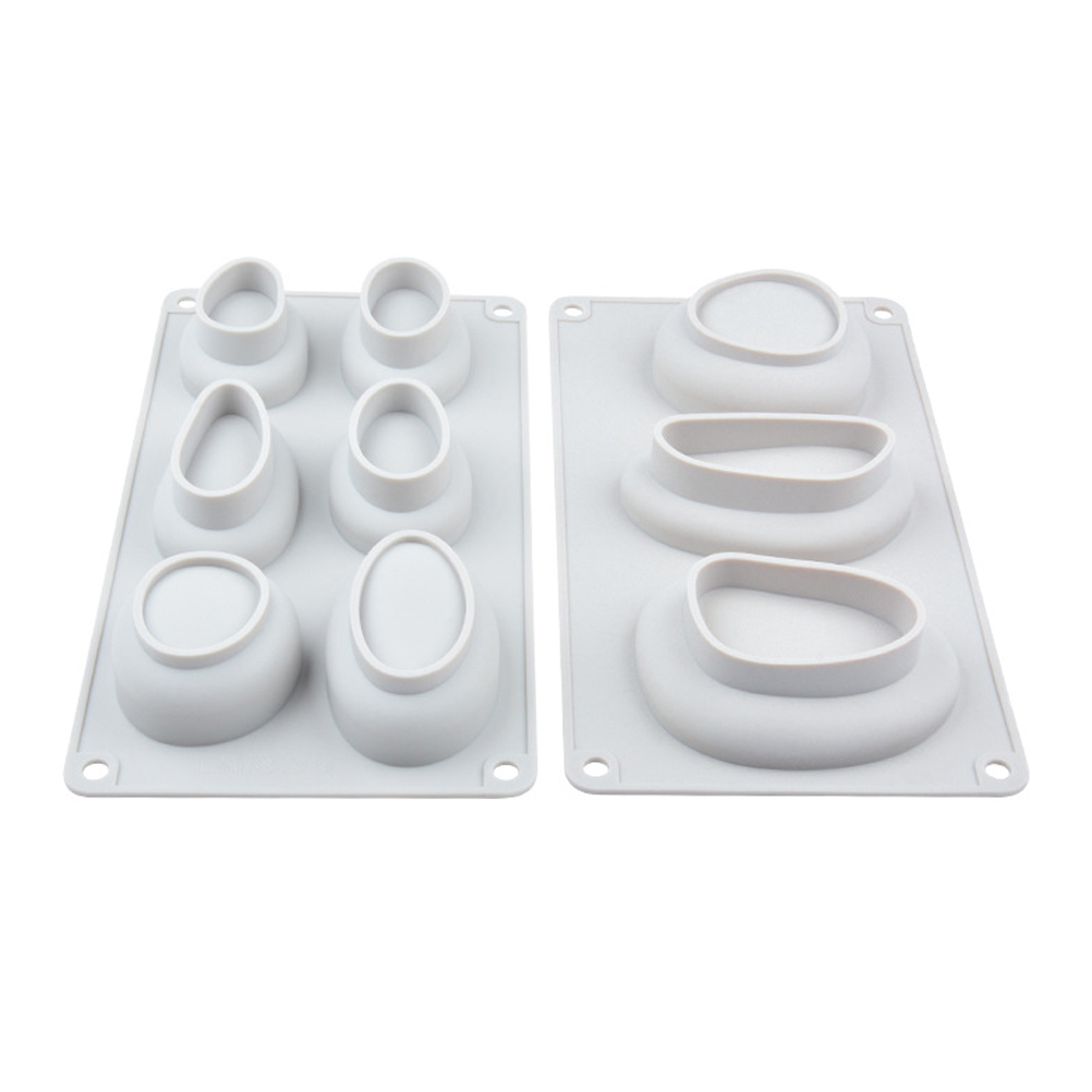 Kopfsteinpflasterförmige Kuchenform, 3d-kiesel-gebäckform, Silikon-backform