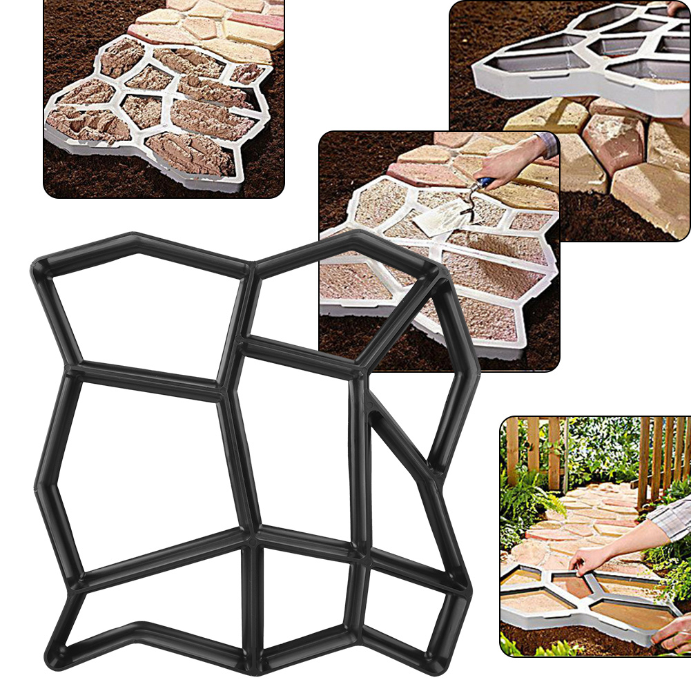 Japanische Trittsteinform Für Den Garten, Diy-betonplattenweg, Pflastersteine Für Einfahrt Und Rasen, Wiederverwendbare Form Für Außenwege.