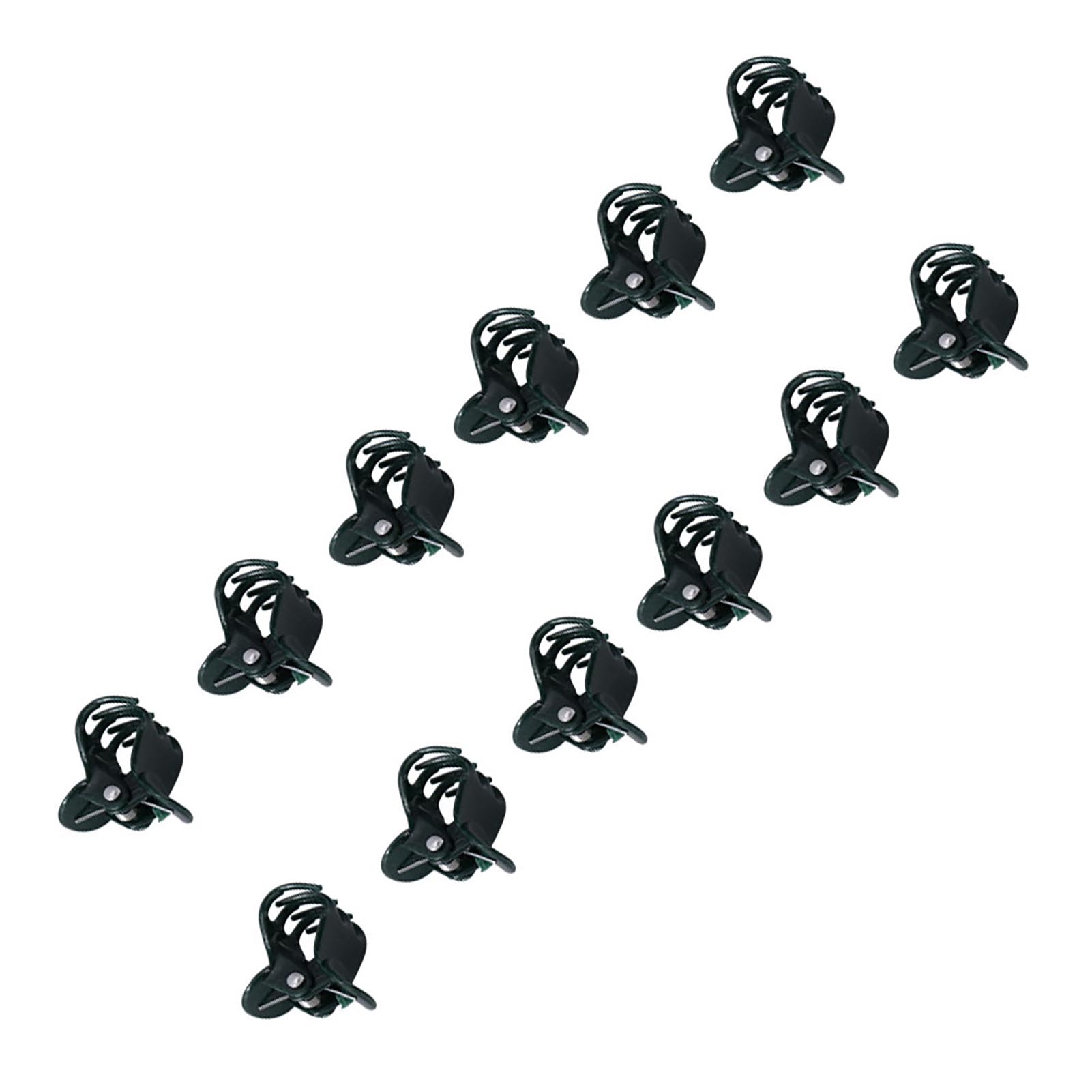100 Mini-pflanzenstängel Aus Kunststoff, Gartenclips Zum Aufrichten Von Blumen, Stängelstützen Für Orchideen, Vertikales Anbauset