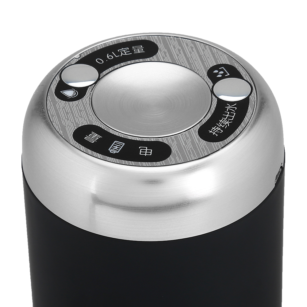 Automatischer, Kabelloser Wasserspender Für Flaschen, Usb-wiederaufladbare Elektrische Pumpe, Schwarz, Tragbar Und Intelligent.