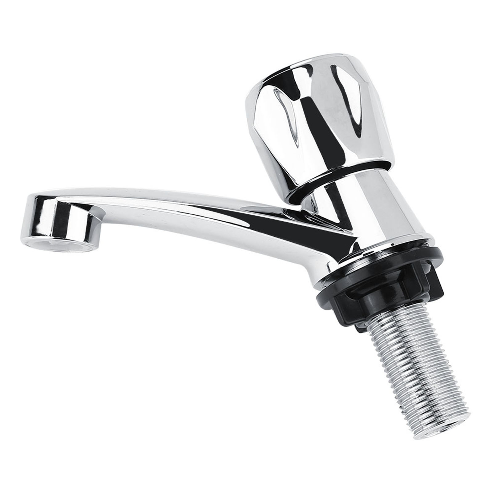 Einzelner Kaltwasserhahn Aus Abs Für Badezimmer- Oder Küchenwaschbecken, Zubehör Mit G1/2 Diamantanschluss, Kompakter Wasserhahn.