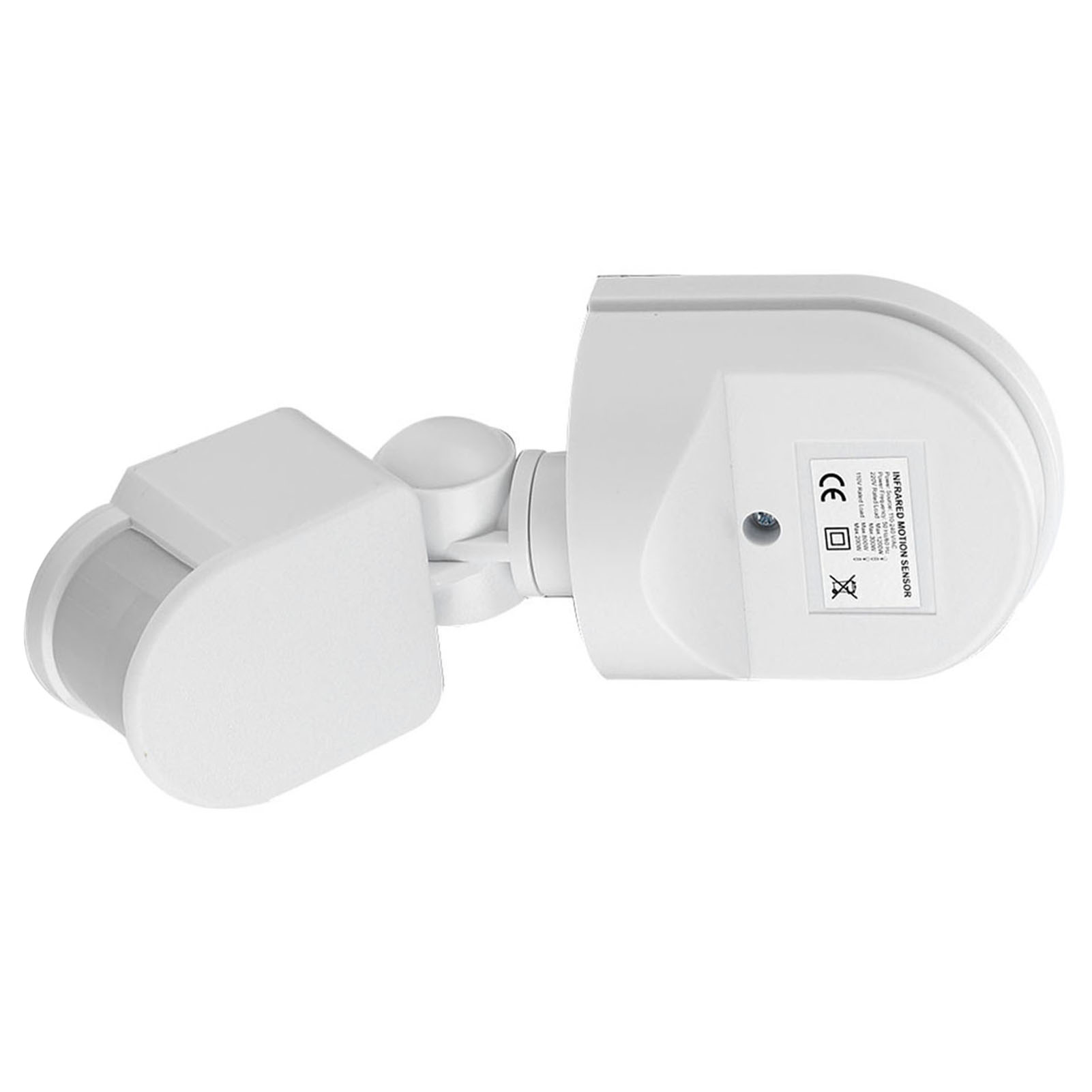 Infrarot-pir-bewegungsmelder Für Glühbirnen, Adaptiver Schalter 110–240 V, Weiß, Einstellbar