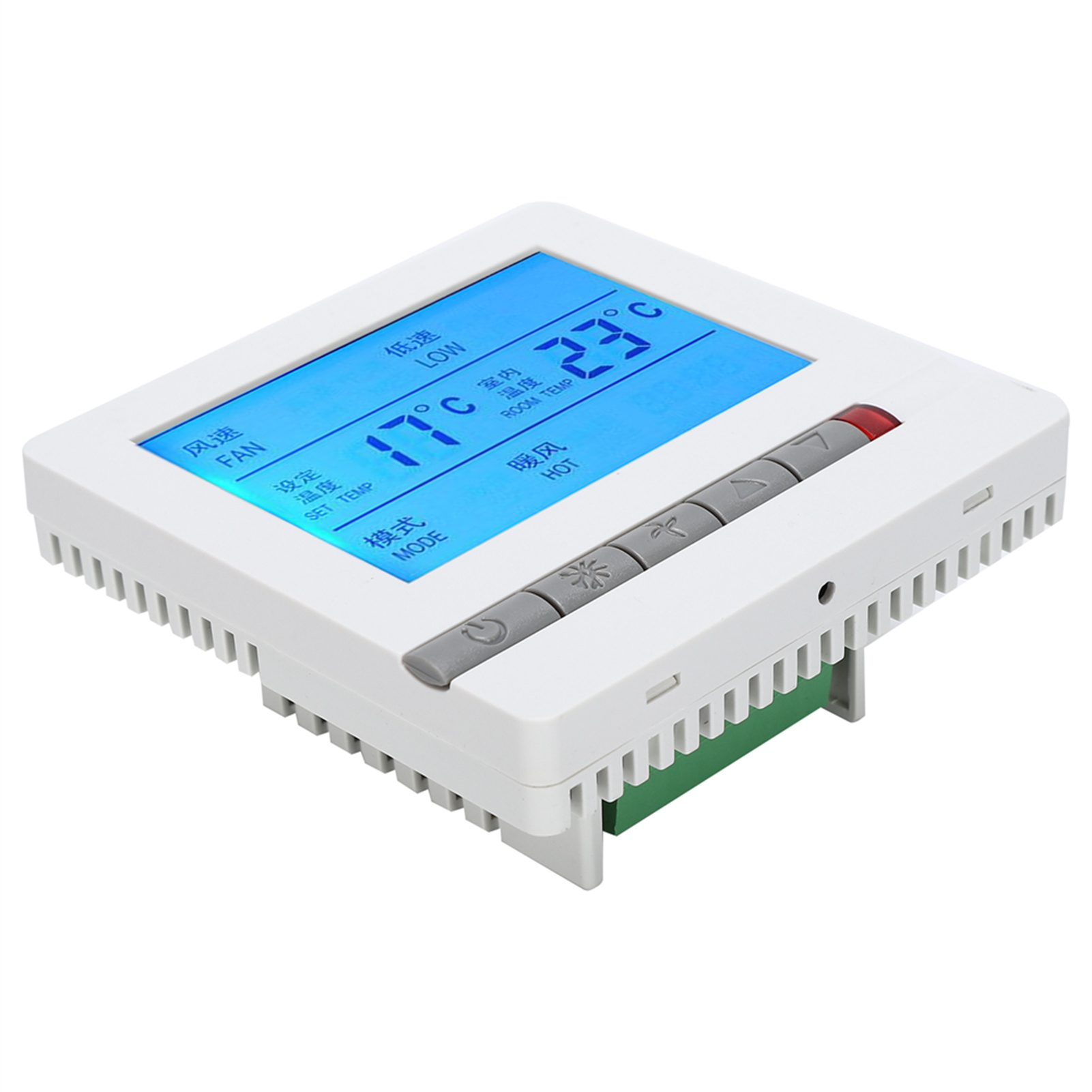 Intelligenter Digitaler Thermostat Für Klimaanlagen, Lcd-bildschirm, Temperaturregler Ac 180–260 V, Wandregler
