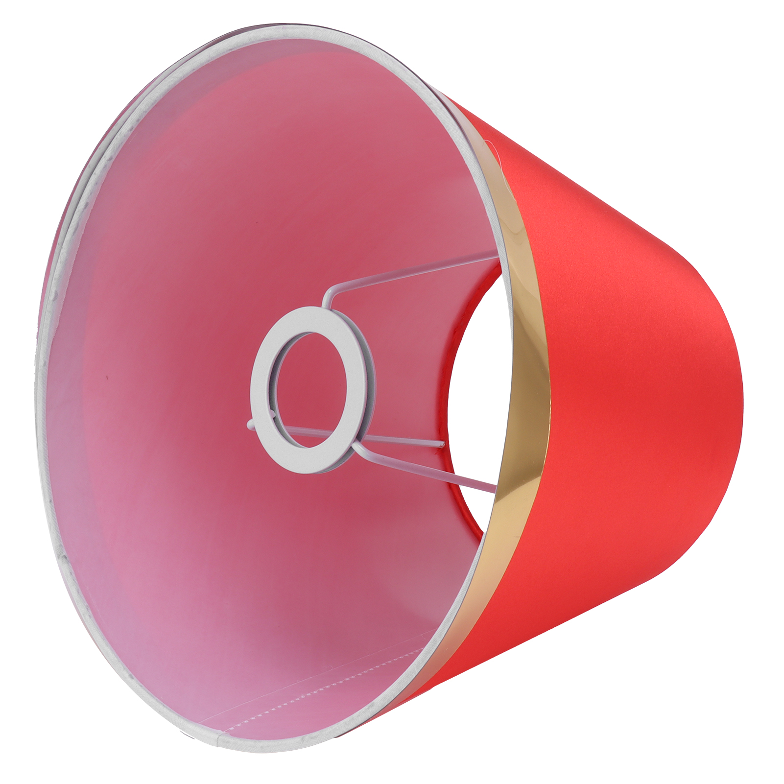 Roter Lampenschirm Aus Europäischem Stoff, Modern, Für Tisch- Und Stehlampen E27, Beleuchtungsanschluss Px134, Elegant Und Dekorativ.