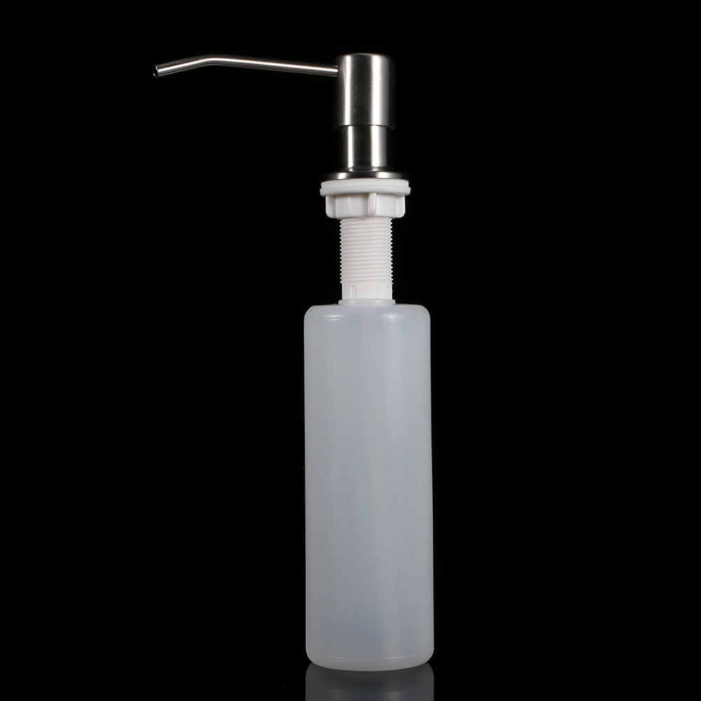 300-ml-flüssigseifenspender Für Küche Und Bad, Dosierpumpe Für Duschgel Und Lotion, Aufbewahrungsflasche Mit Ausgießer, Wand- Oder Tischmontage