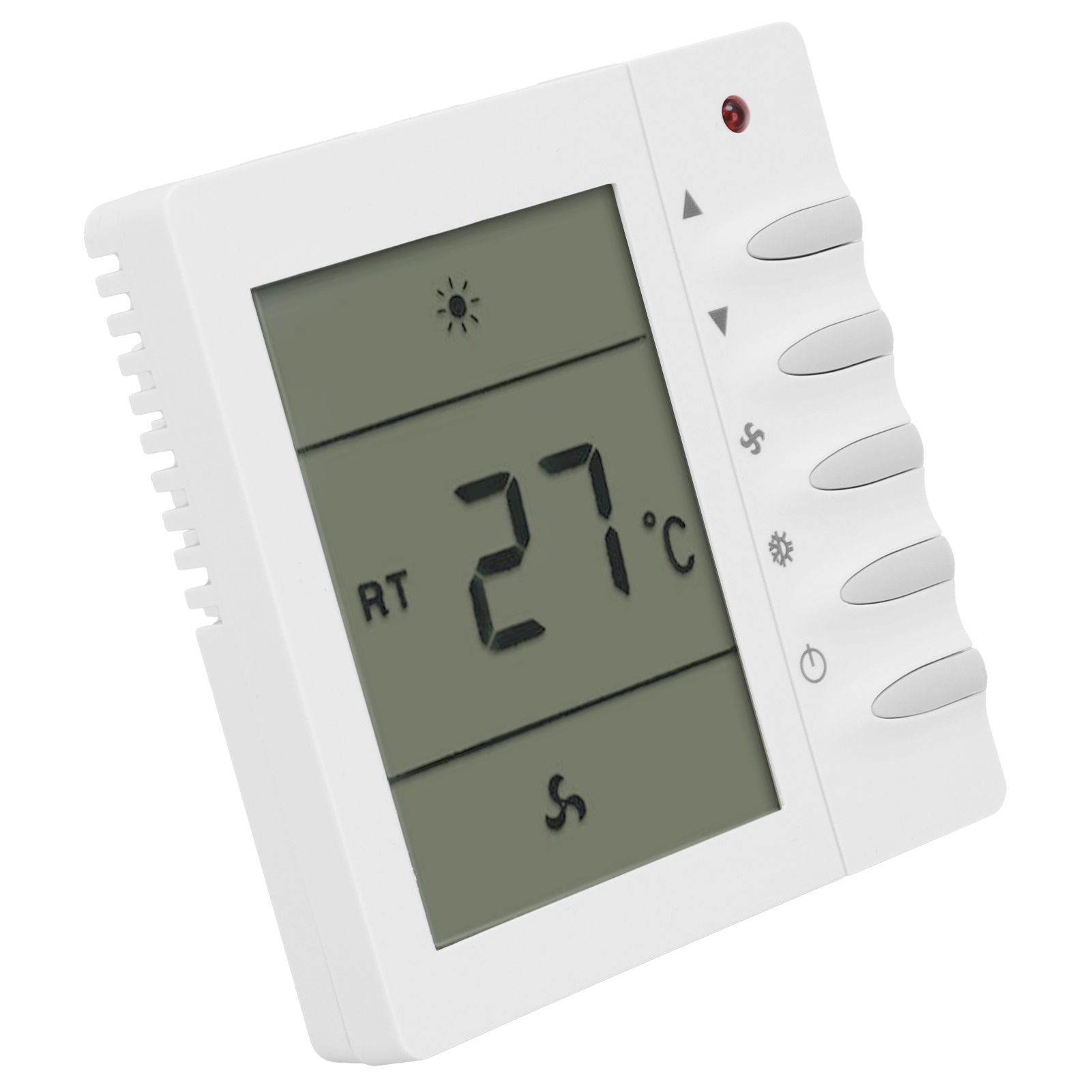Lcd-thermostat Für Zentrale Klimaanlagen, Ac220v Lüftertemperaturregler, Wandregler Mit Digitalanzeige