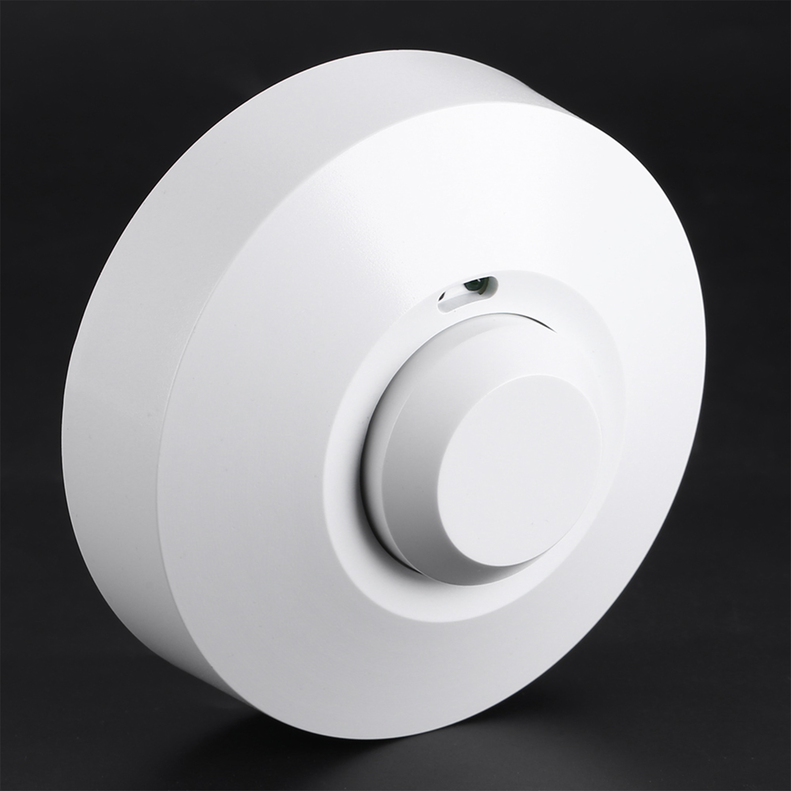 Sk-700 360° Mikrowellen-radar-bewegungsmelder Mit Intelligentem Schalter, 110v-240vac Funksensor, Automatischer Dimmer Für Wandbeleuchtung, Vollwinkel-erfassung, Energiesparend, Weiß.