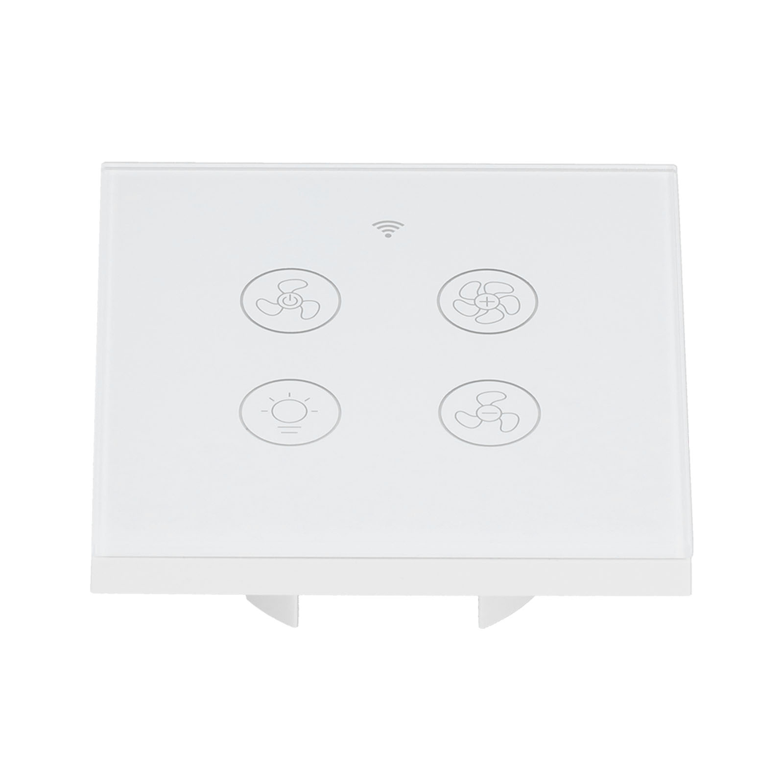 Intelligenter Wlan-deckenventilatorschalter, Funkfernbedienung, Sprachsteuerung, 100–250 V, Weiß, Kompatibel Mit Alexa Und Google Home