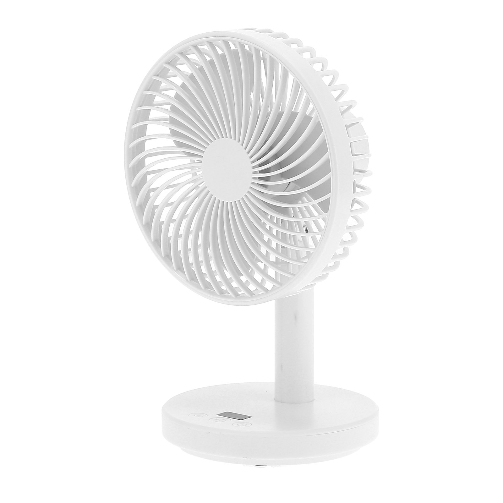 Wiederaufladbarer Mini-tischventilator Per Usb, 4 Geschwindigkeitsstufen, Starker Luftstrom, Leise Für Den Innenbereich, Tragbar