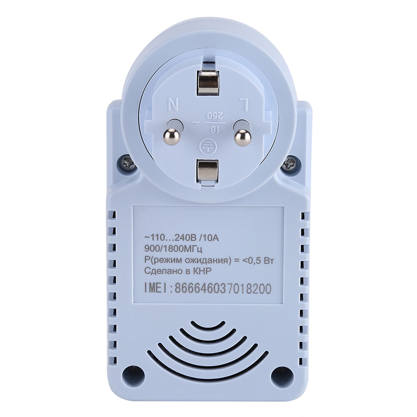 Gsm-smart-steckdose Mit Temperatursensor, Sms-steuerung, Russische Ausführung, Programmierbare Weibliche Steckdose.