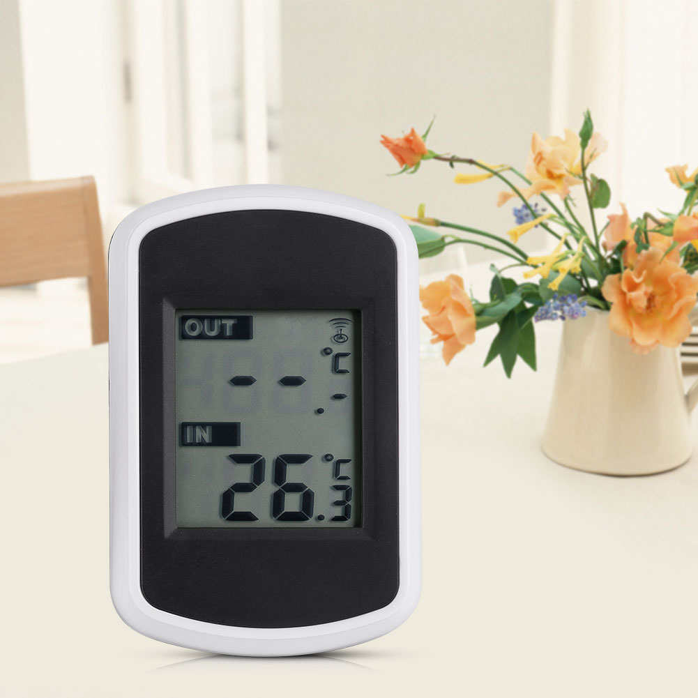 Kabelloses Thermometer Mit Sender Und Empfänger, Innen-/außenthermometer Für Zuhause Und Büro, Ferntemperatursensor