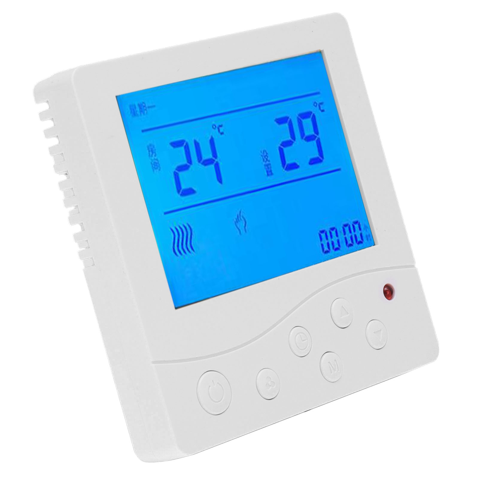 Intelligenter Thermostat Für Zentrale Klimaanlagen, Lcd-temperaturregler, Ac220v-schalter, Lüftersteuerung