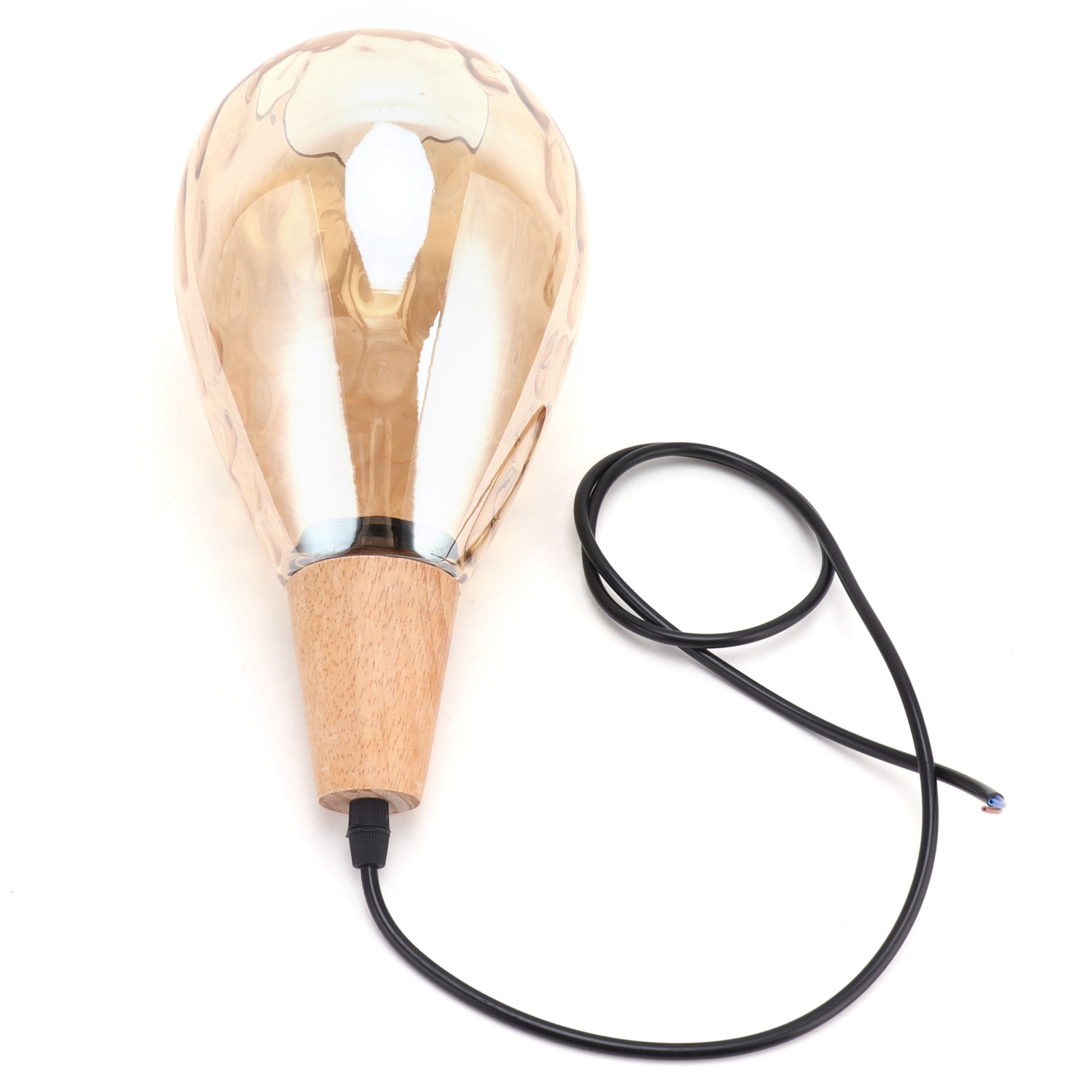 E27-glaspendelleuchte, Moderne Deckenfassung Ohne Leuchtmittel, 16 Cm, Wohnzimmerdekoration, 220-v-hängeleuchte