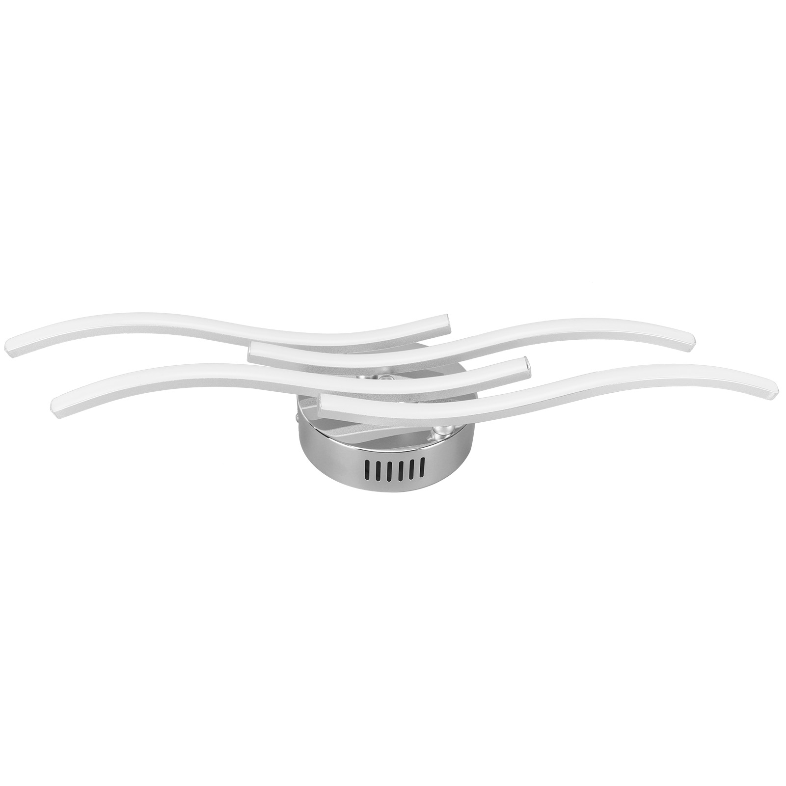 Moderne Deckenleuchte Mit 140 Leds In Wellenform, Ideal Für Schlafzimmer Und Wohnzimmer, Ac 85–265 V
