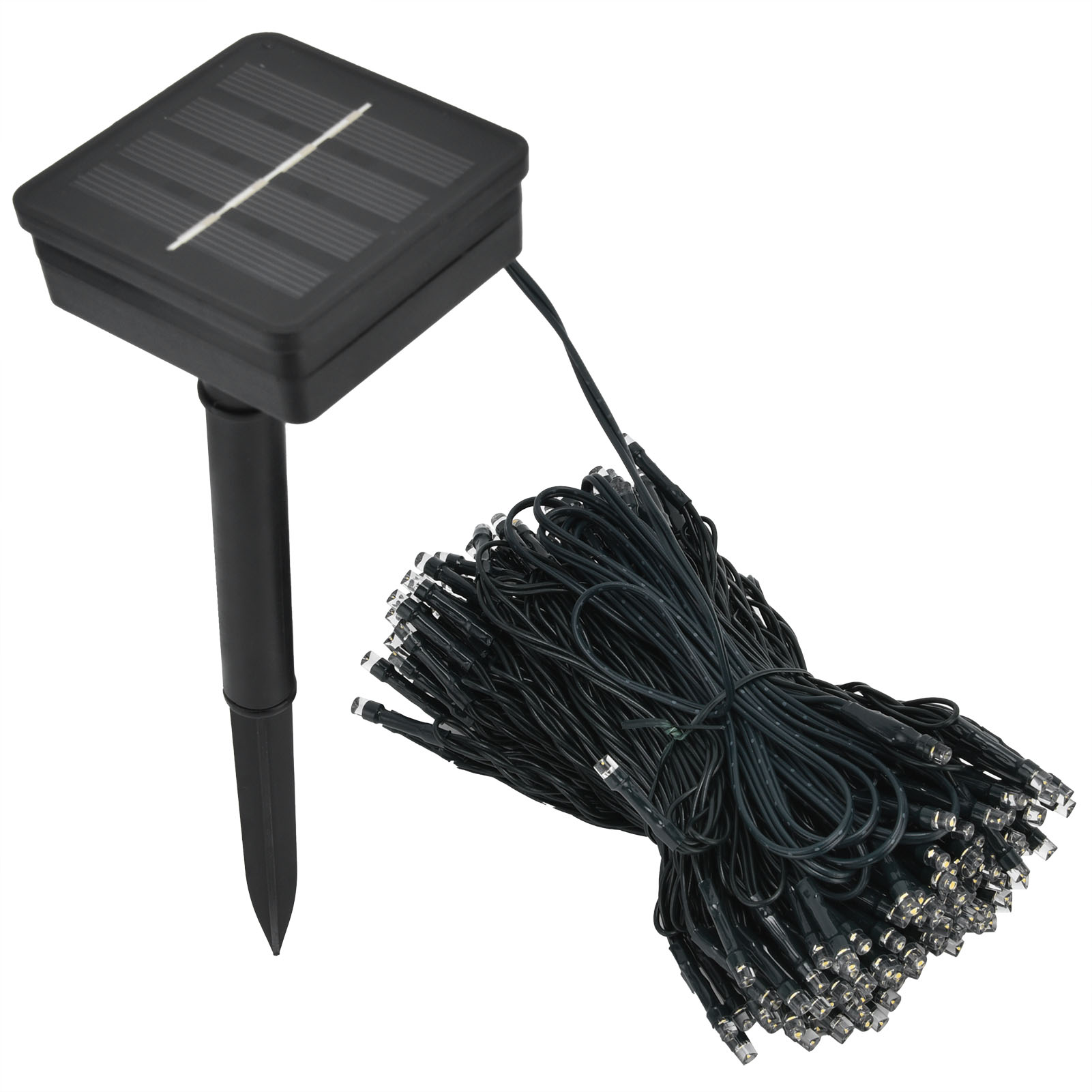 200 Warmweiße Led-solar-lichterkette, Wasserdichte Außenbeleuchtung Für Garten, Rasen, Terrasse Und Villa, Kabellose Dekorationsbeleuchtung, 10 M Gartenlaterne.