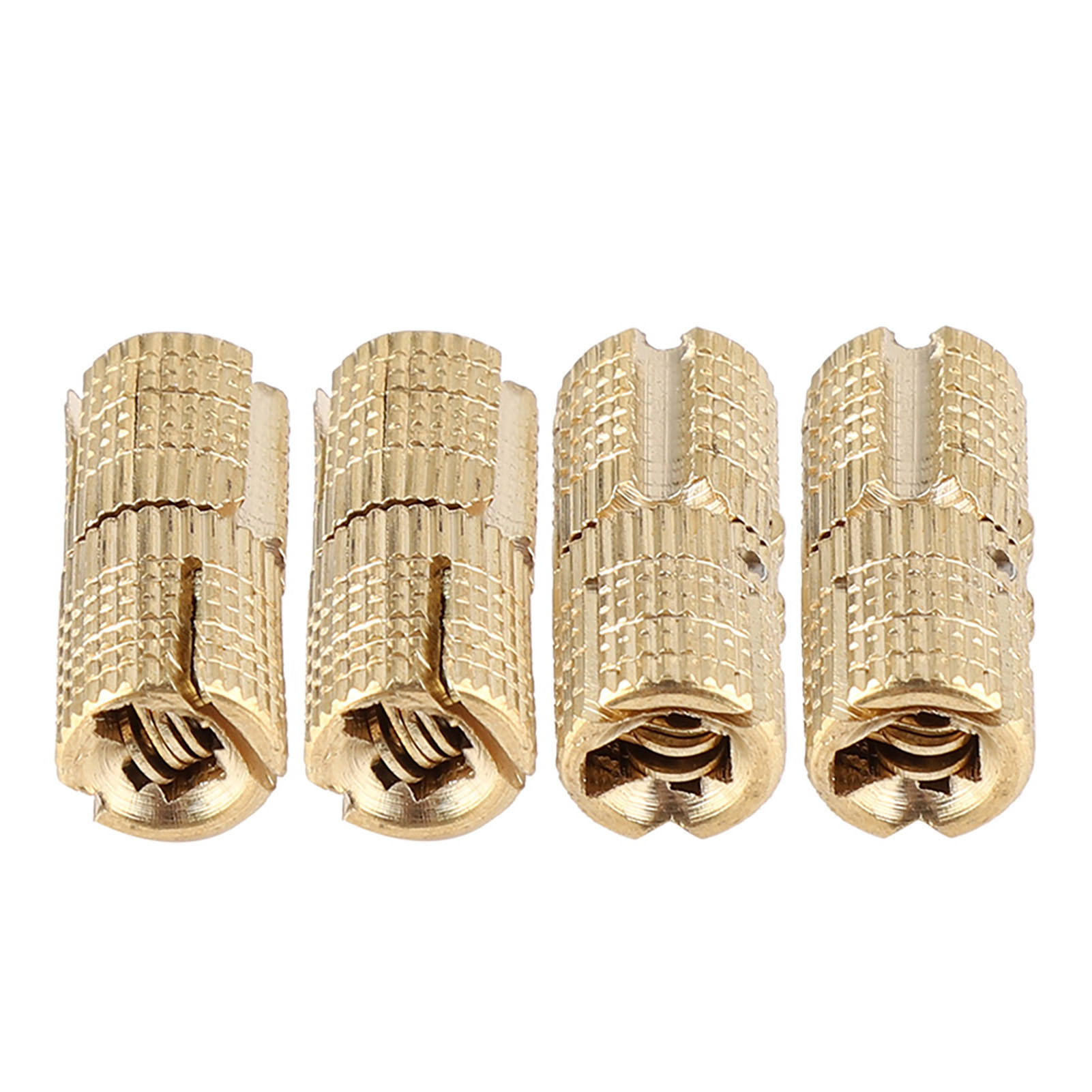 Unsichtbares 180°-möbelscharnier Aus Kupferbeschichtetem Messing, Geschenkbox, 4 Stück, 8 Mm Öffnungswinkel, Versenktes Scharnier