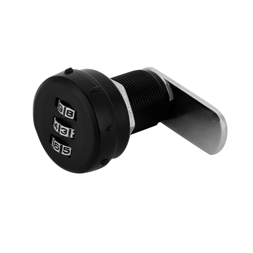 3-stelliges Zahlenschloss Für Schränke, Zinklegierung, Sicherheitscode-schloss, Größe L 24 Mm