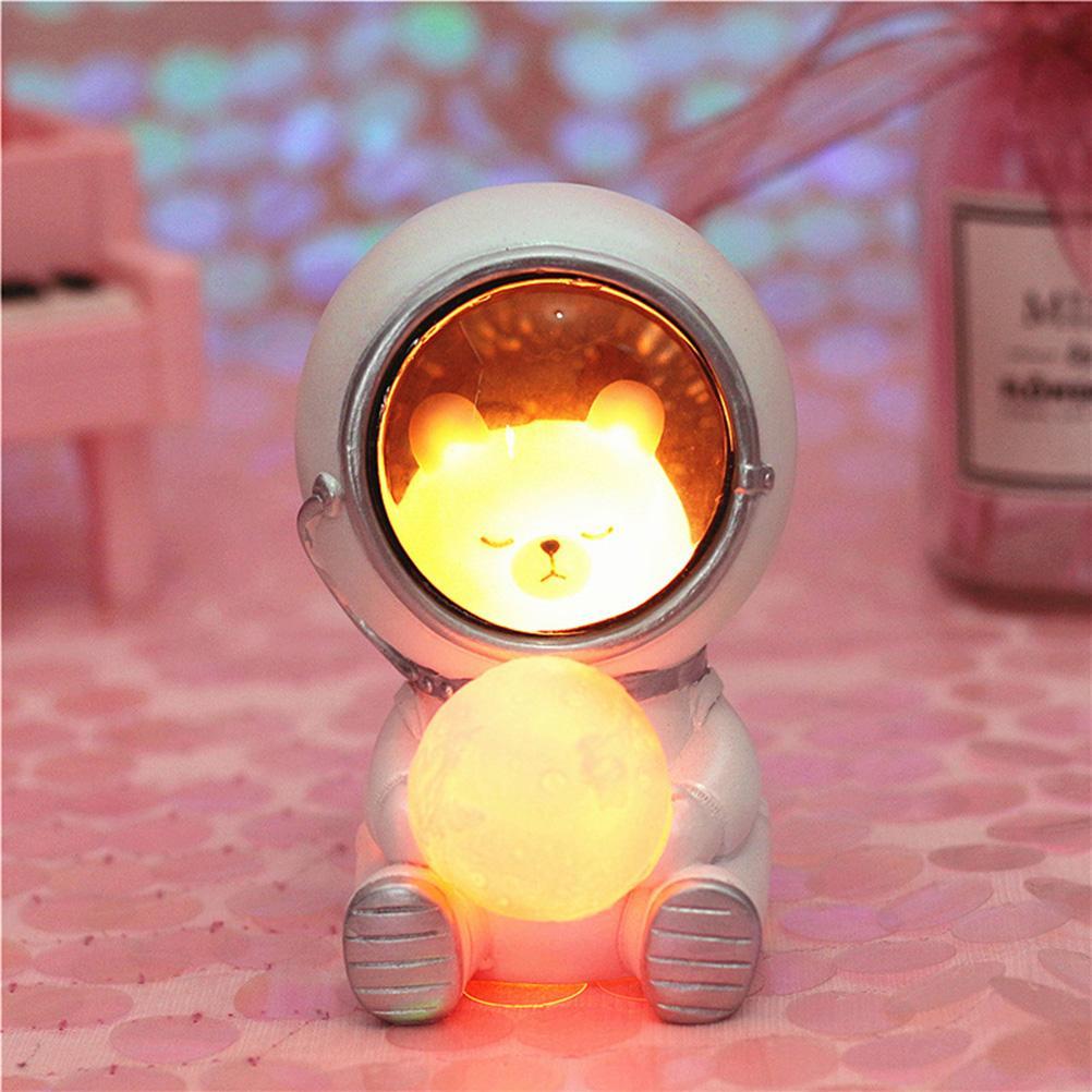 Niedliches Tier-nachtlicht, Weltraumdekoration, Kindergeschenk, Schlafzimmerornament, Verspieltes Nachtlicht.