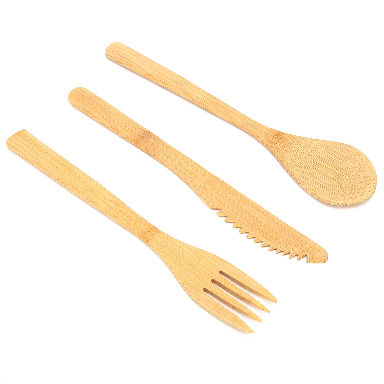 3-teiliges Japanisches Besteckset: Gabel, Löffel, Messer, Geschirr Für Küche Und Haushalt