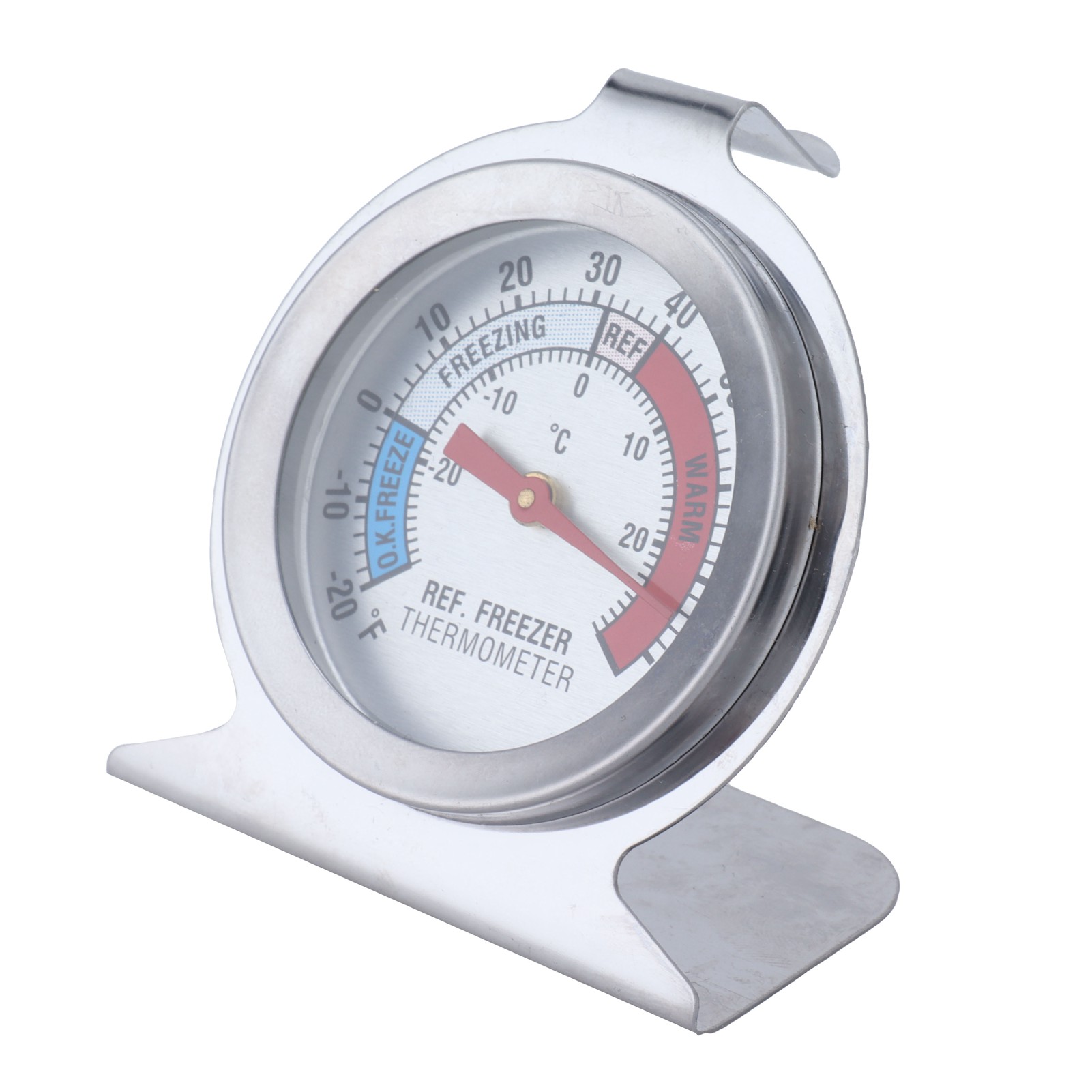 Hochpräzises Kühlschrankthermometer Aus Edelstahl Mit Skala, Ideal Für Private Küchen Und Restaurants, Zuverlässiger Temperaturanzeiger, Professionelles Messgerät Für Kühlgeräte