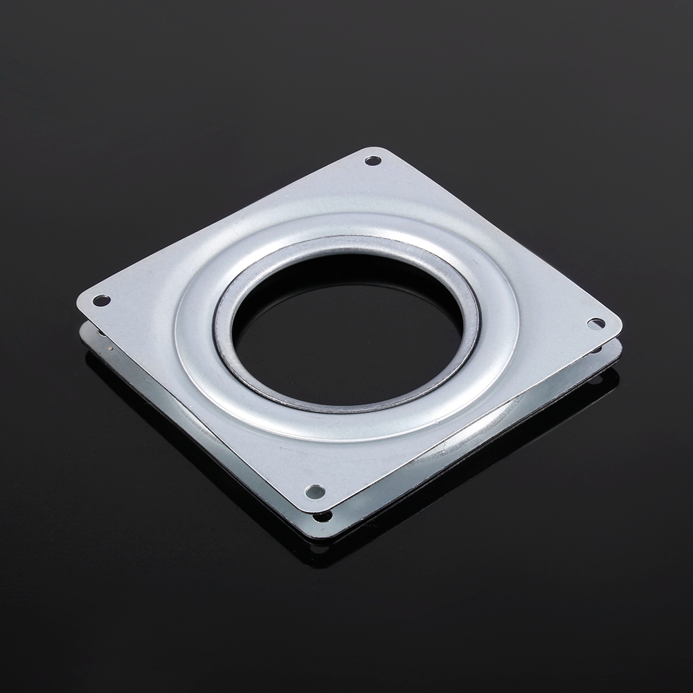 20 Cm Quadratischer Drehteller Aus Verzinktem Stahl, 360° Drehbarer Sockel Für Präsentationen, Tischständer, Schaukasten, Stabiler Drehsockel