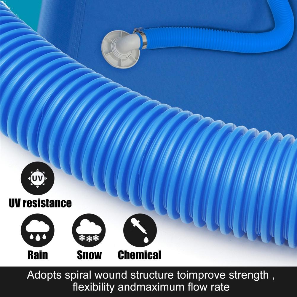 Ersatzschlauch Für Poolpumpen Mit Schlauchschellen, Kompatibel Mit 300-gph- Und 330-gph-filtern, Flexibel Und Robust, Komplettes Set Für Das Filtersystem.