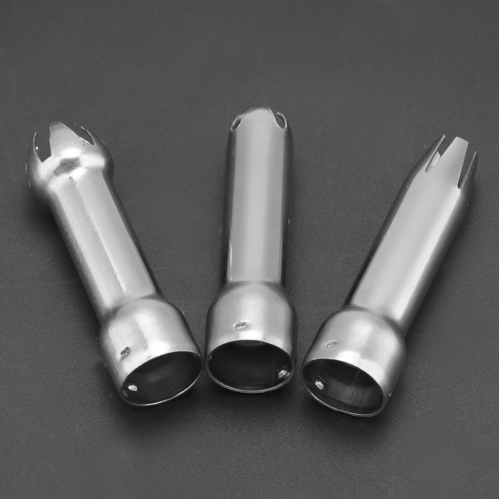 Spritzbeutel Aus Edelstahl, Tortendekorationstüllen, 3-teiliges Set, Langlebiges Und Sicheres Backwerkzeug