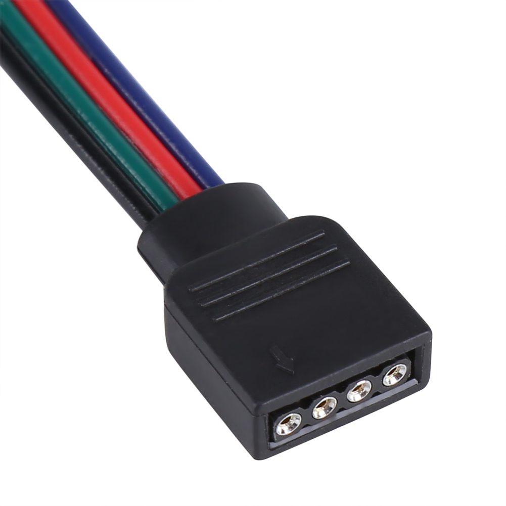 20 Stück 10 Cm Lange 4-polige Buchsenstecker Für 5050/3528/3014 Rgb-led-streifen, Verbindungskabel