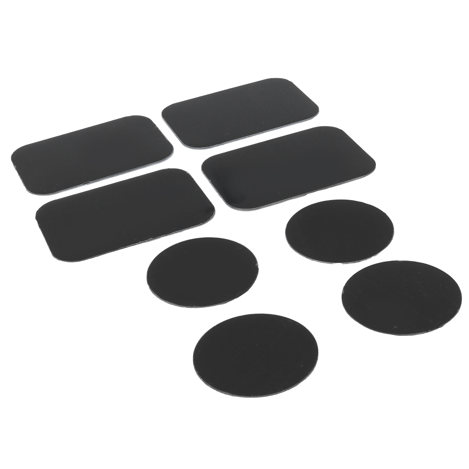 Set Mit 8 Selbstklebenden Metallplatten Für Magnetische Autohandyhalterungen, Dünne Stahlklebefolie, Kompatibel Mit Magneten
