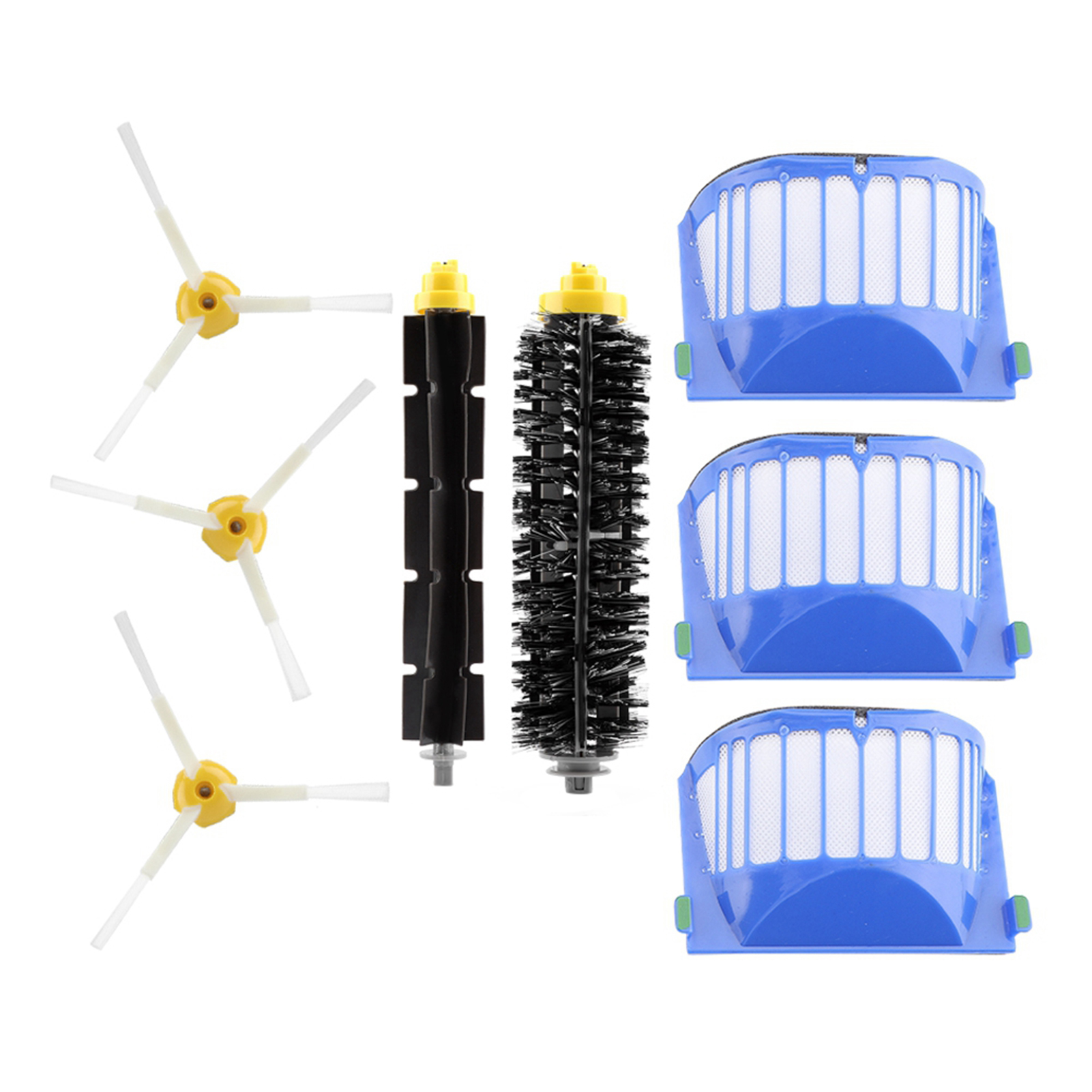 6-teiliges Ersatzfilter-set Für Roomba Saugroboter Der Serien 500, 600, 700, 800 Und 900 – Kompatible Reinigungsteile, Hepa, Weiß, Einfacher Austausch