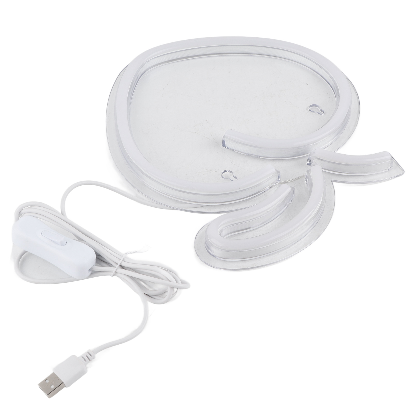Pfirsichförmige Neonlampe, Usb-led-wanddekoration Für Schlafzimmer, Wohnzimmer, Partys, Büro, Geschäft, Sanftes Licht